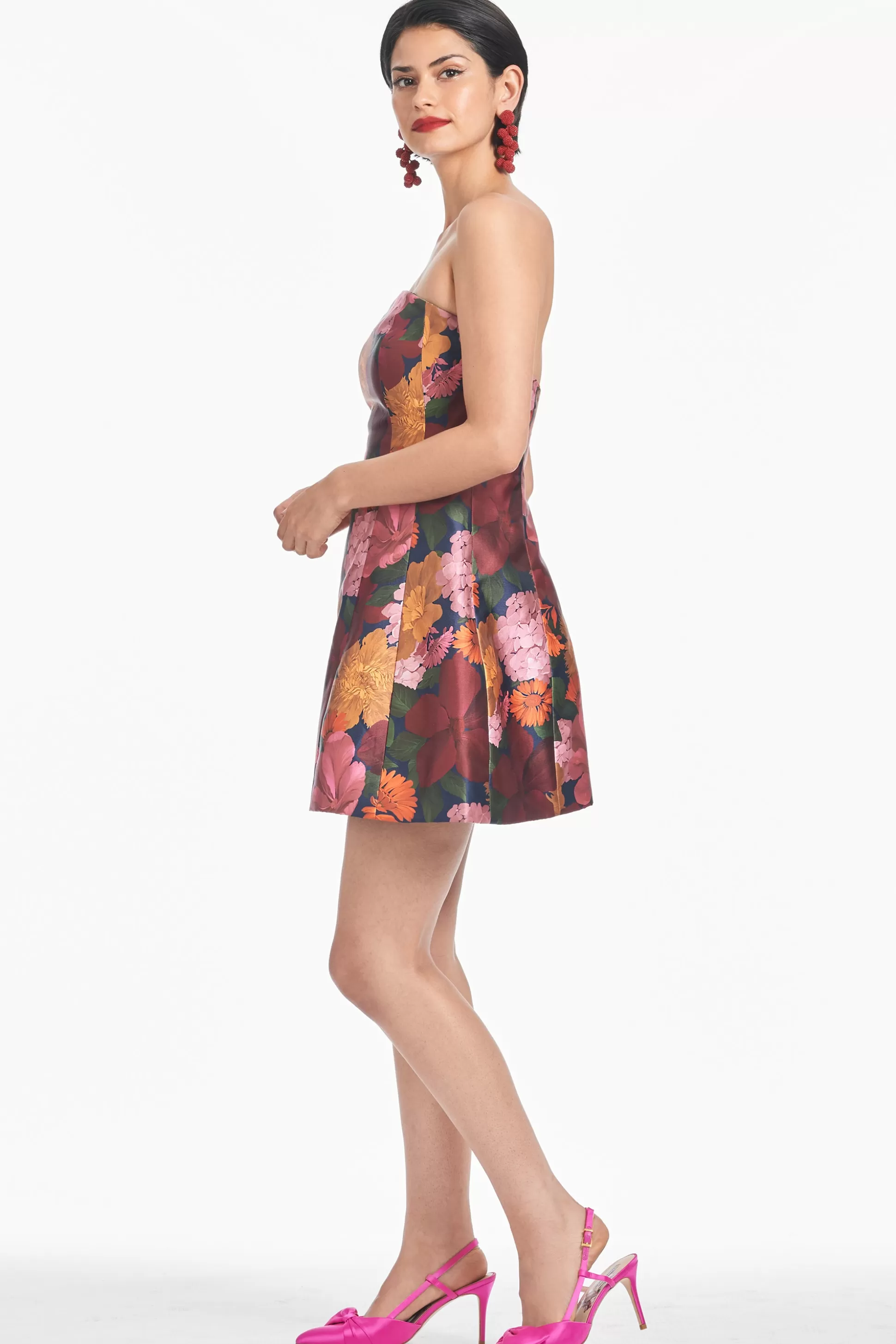 Sachin & Babi Fit & Flare | Mini<Alanna Dress - Bella Bouquet Bellabouquet