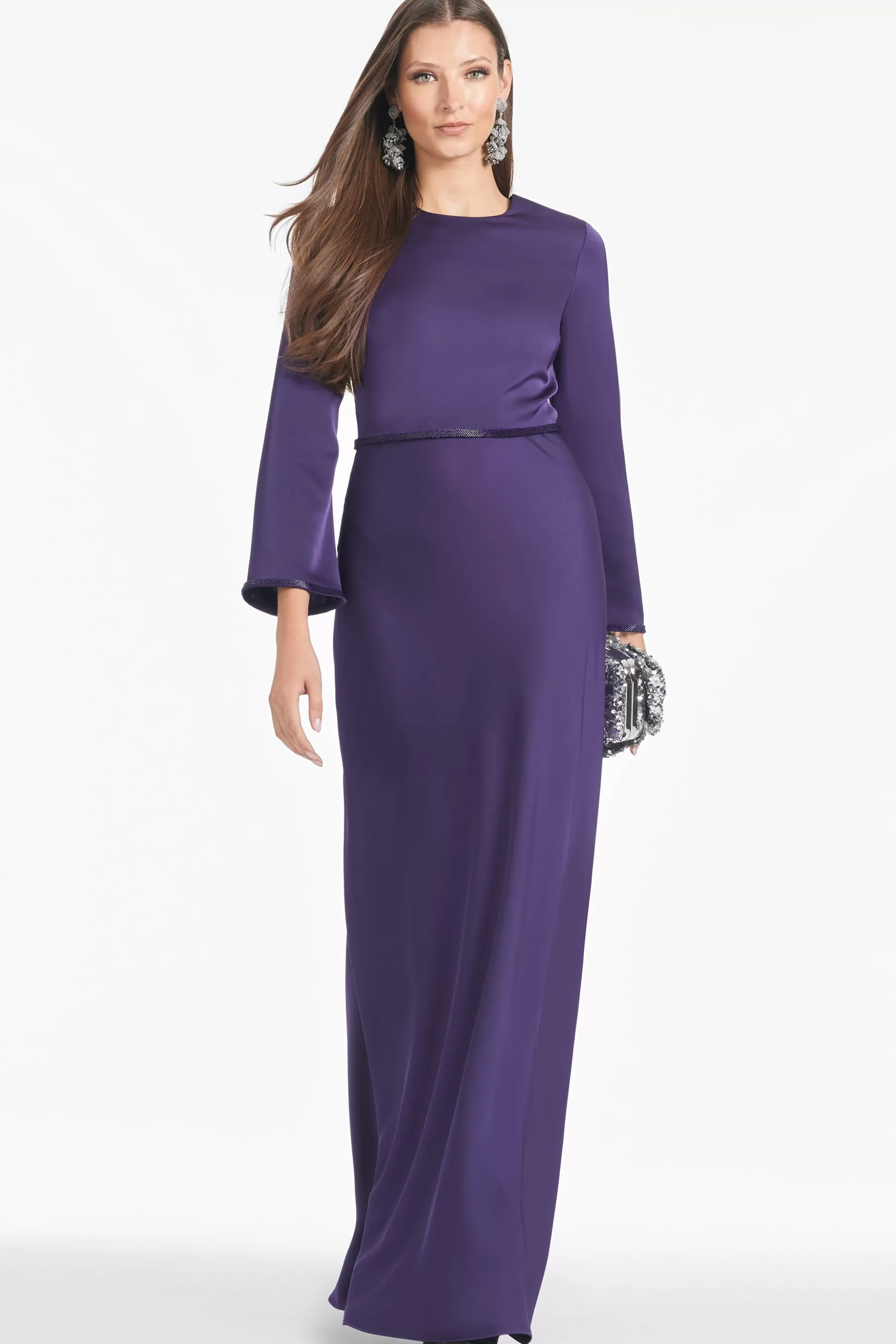 Sachin & Babi Long Sleeve<Alex Gown - Amethyst