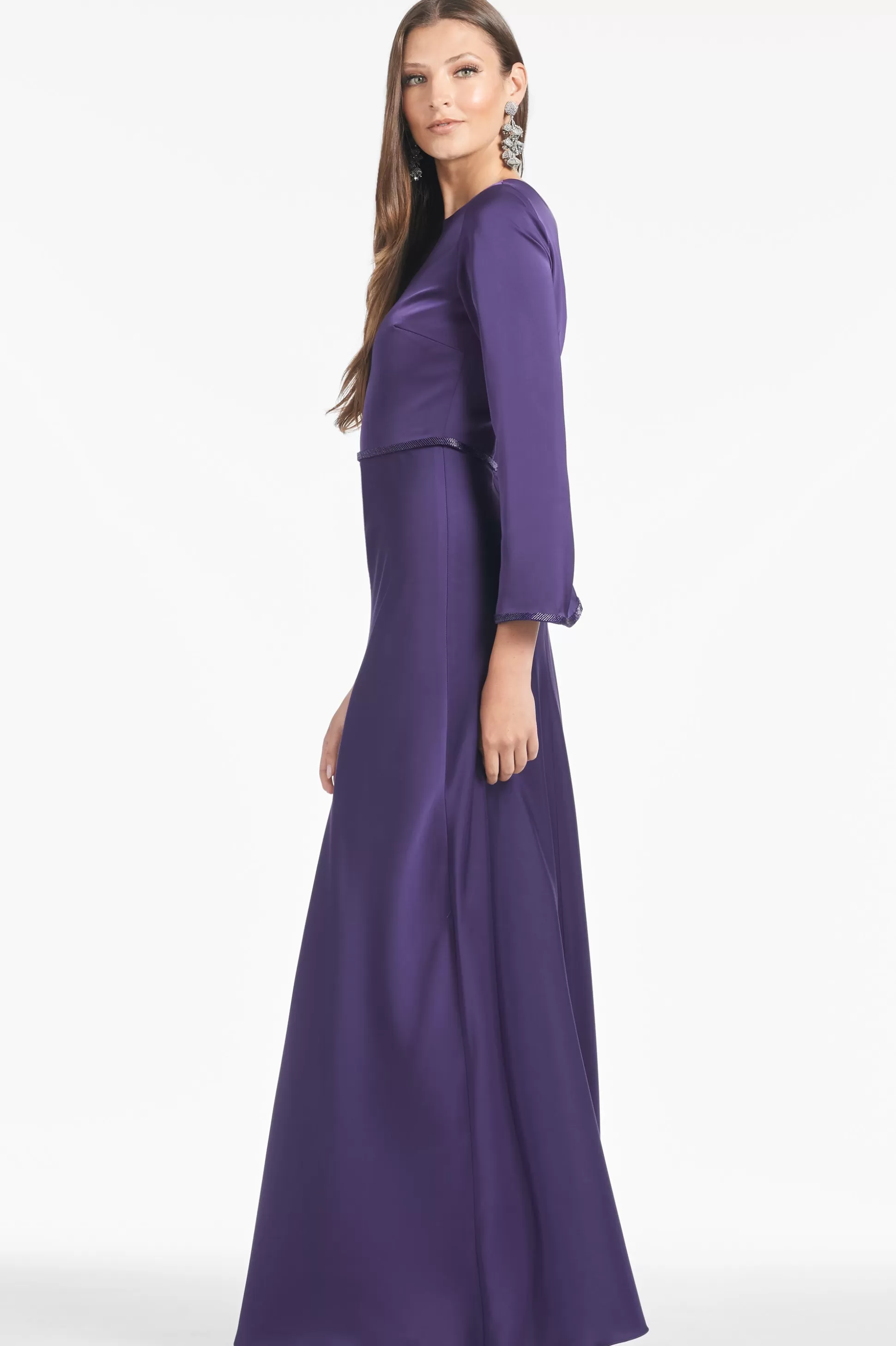 Sachin & Babi Long Sleeve<Alex Gown - Amethyst