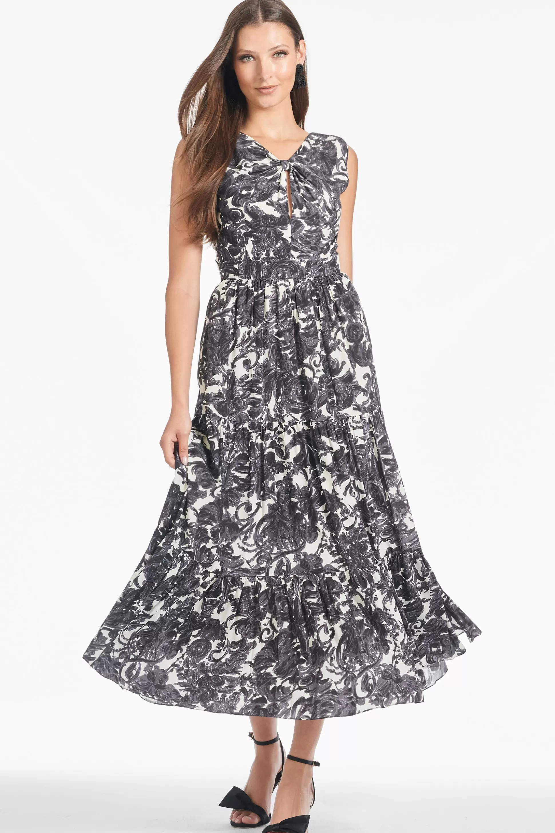 Sachin & Babi Long<Anaisha Dress - Graphic Scroll Graphicscroll