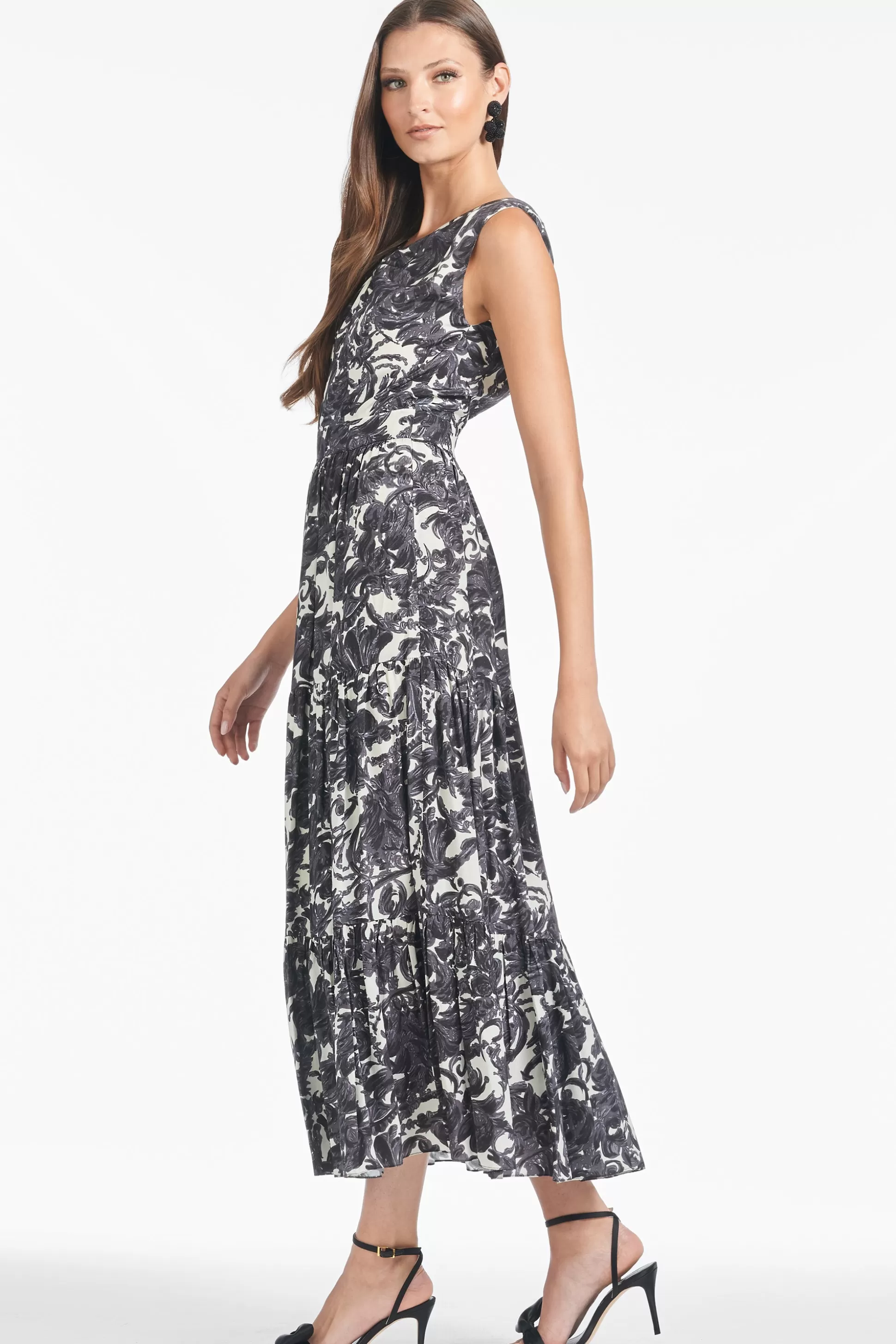 Sachin & Babi Long<Anaisha Dress - Graphic Scroll Graphicscroll