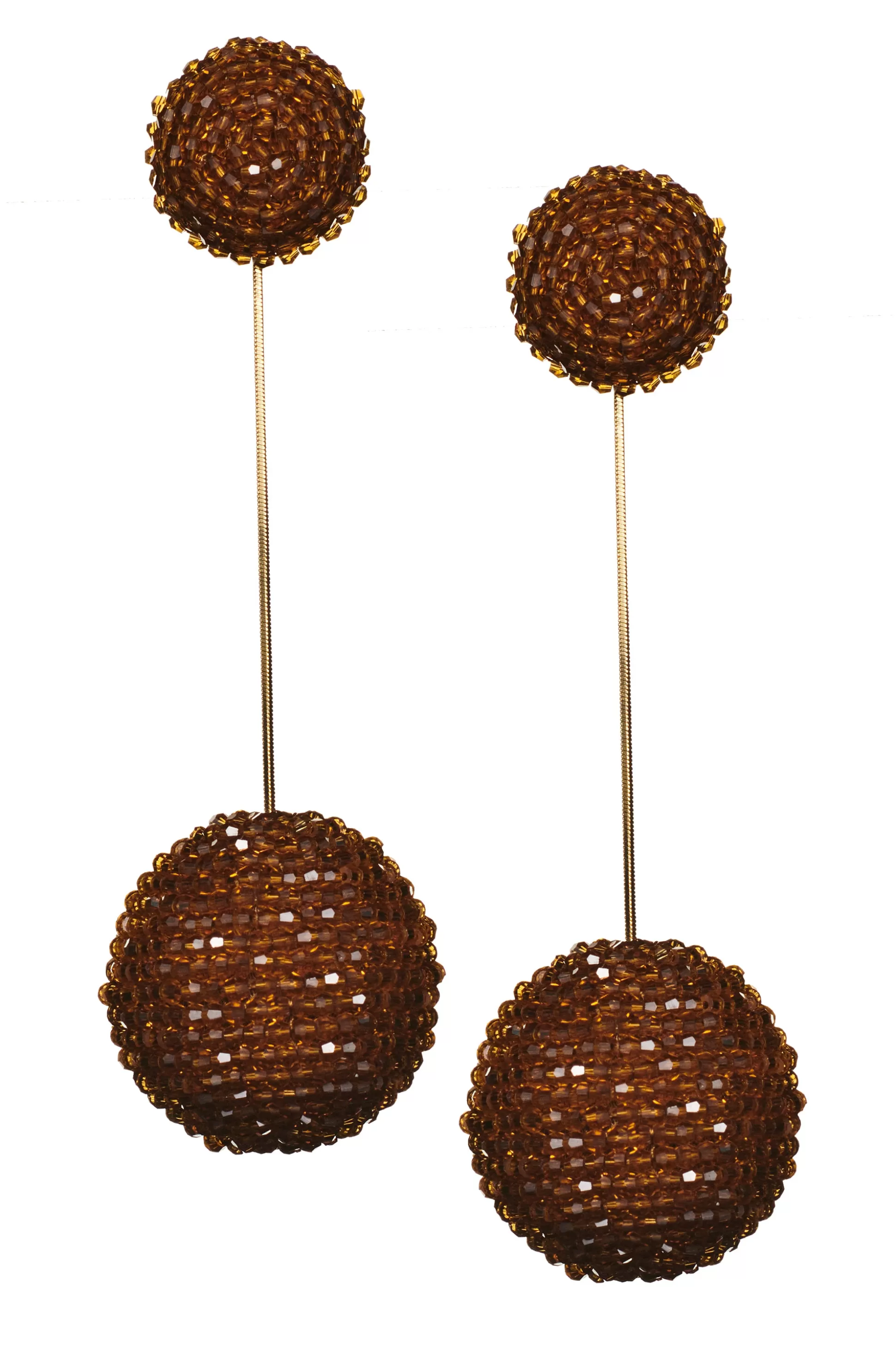 Sachin & Babi Earrings<Aria Earrings - Faceted Beads Amber