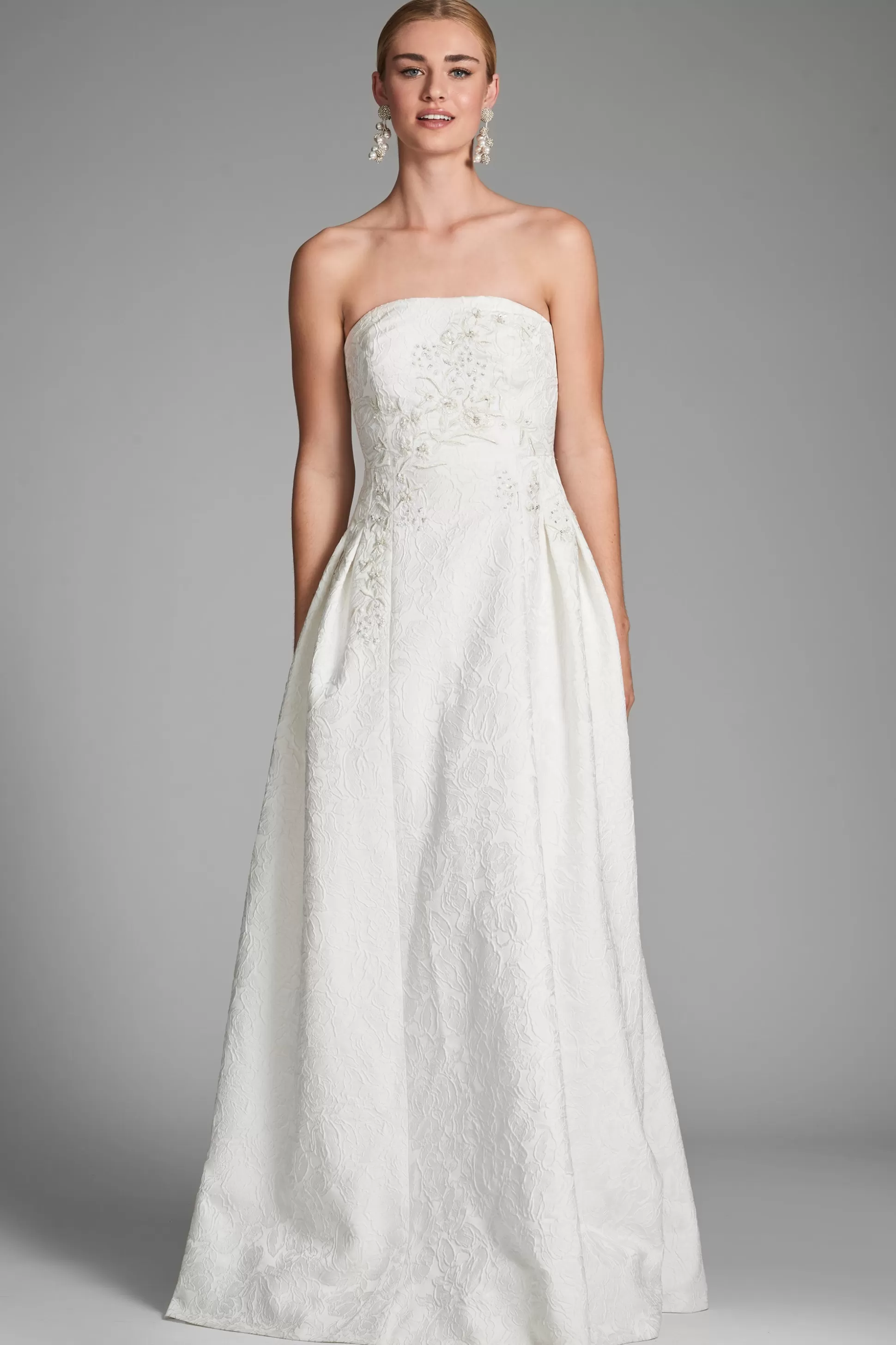 Sachin & Babi Strapless<Belle Gown - Ivory