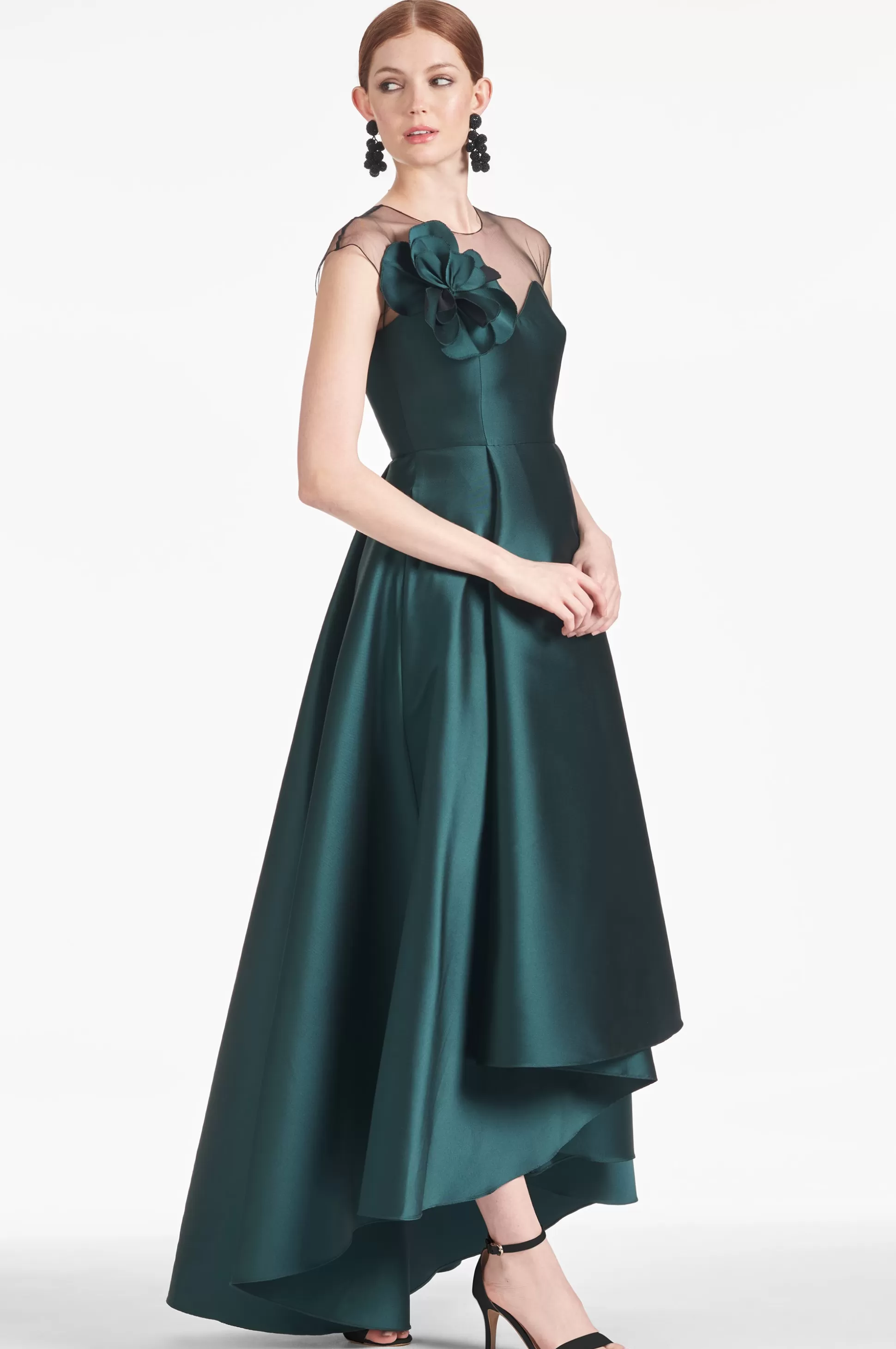 Sachin & Babi Plus Sizes | Cap Sleeve<Blakely Gown - Forest Green Forestgreen