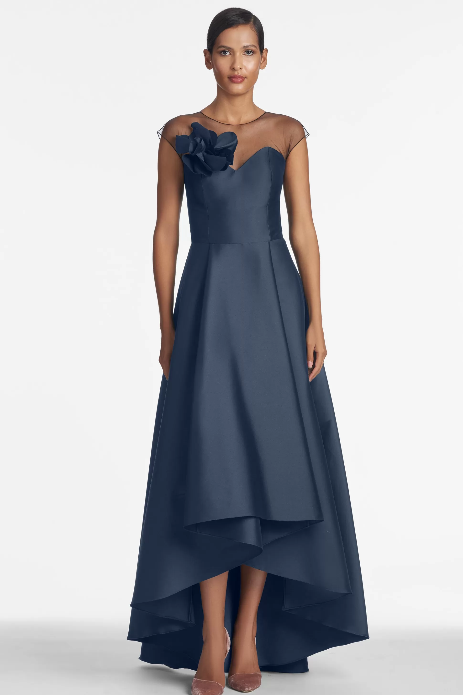 Sachin & Babi Plus Sizes | Cap Sleeve<Blakely Gown - Navy