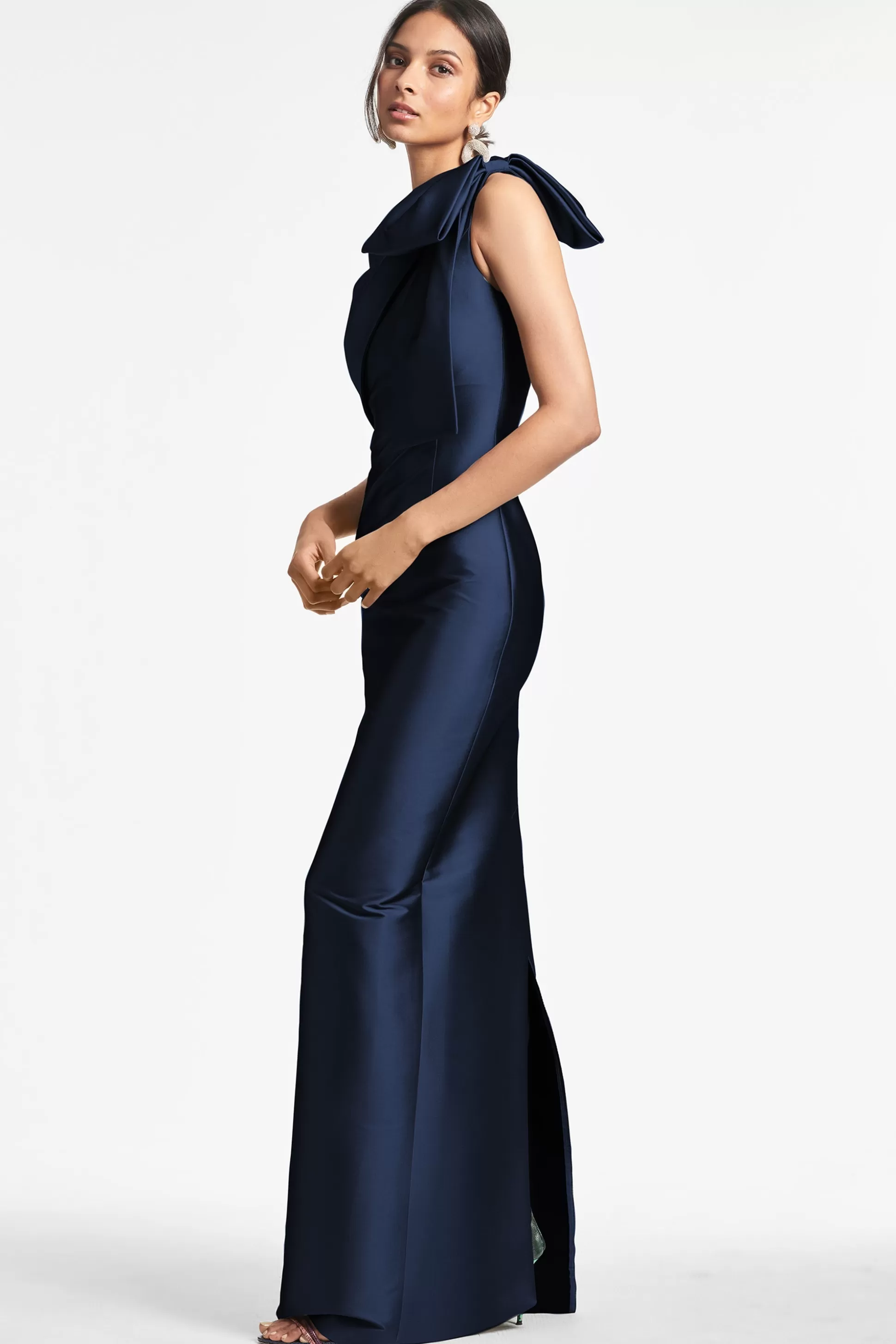 Sachin & Babi One Shoulder<Bonnie Gown - Night Sky Nightsky