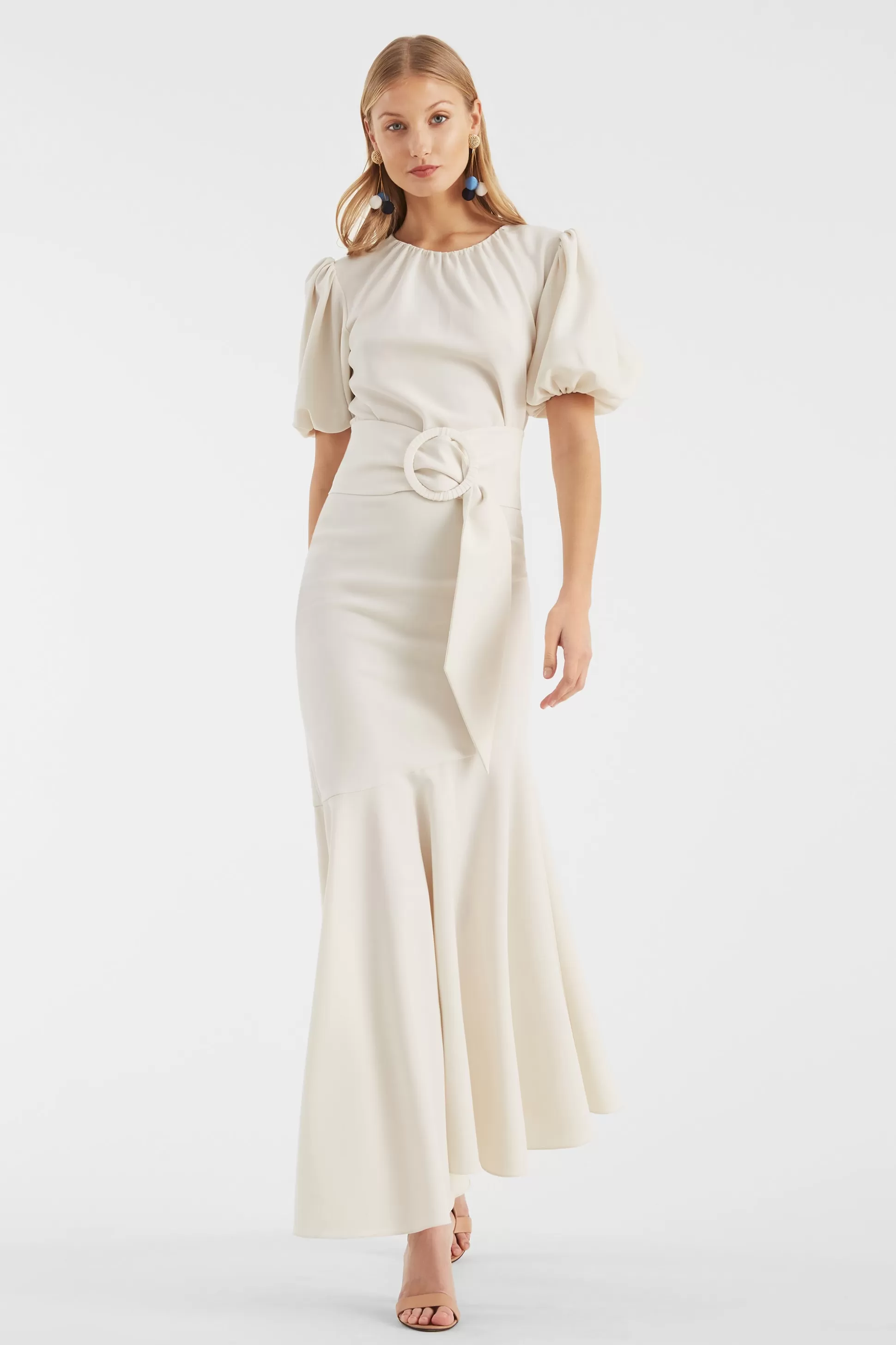 Sachin & Babi Plus Sizes | Midi<Camila Dress - Ivory