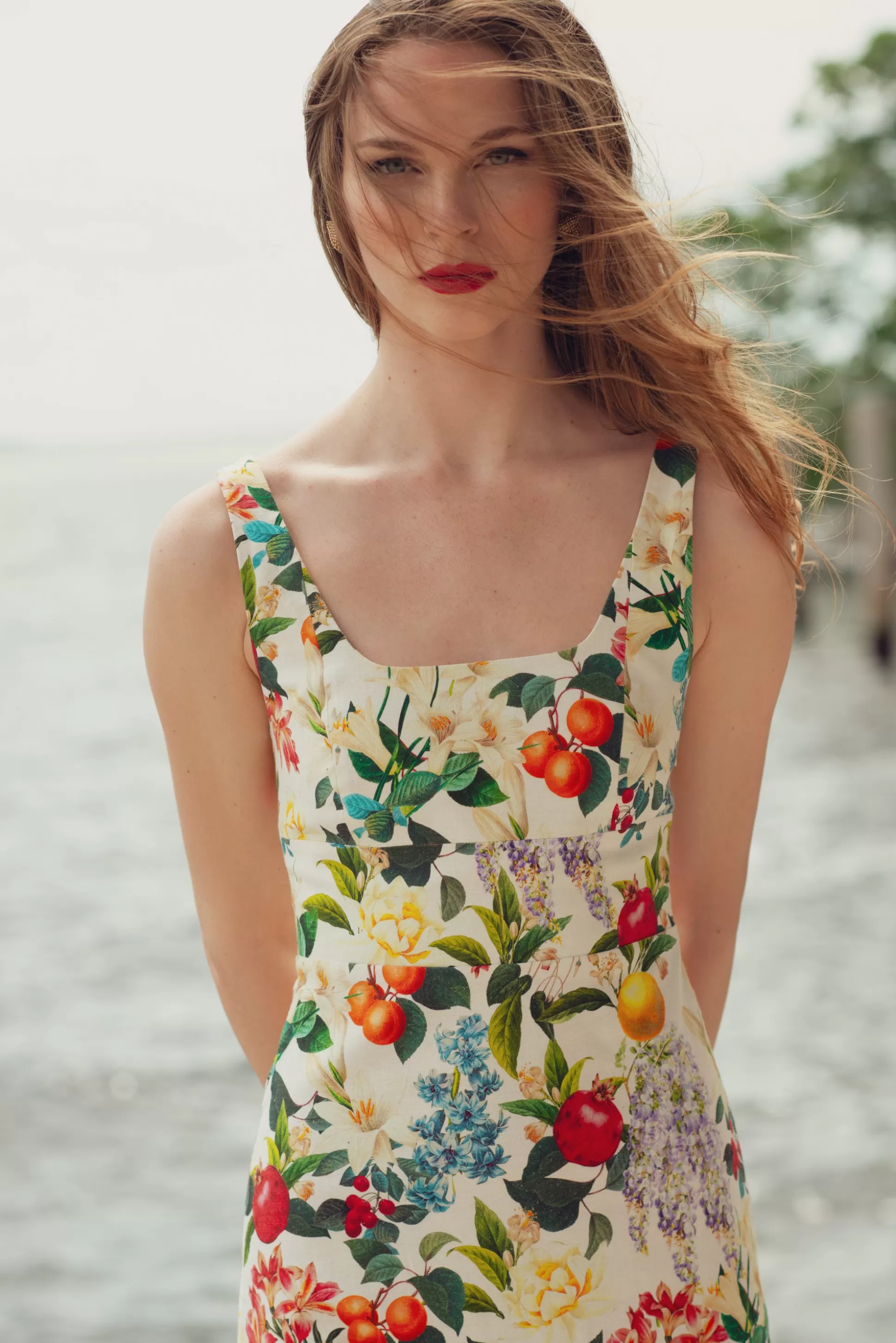 Sachin & Babi A-line | Midi<Caterina Dress - Giorno Giardino Giornogiardino