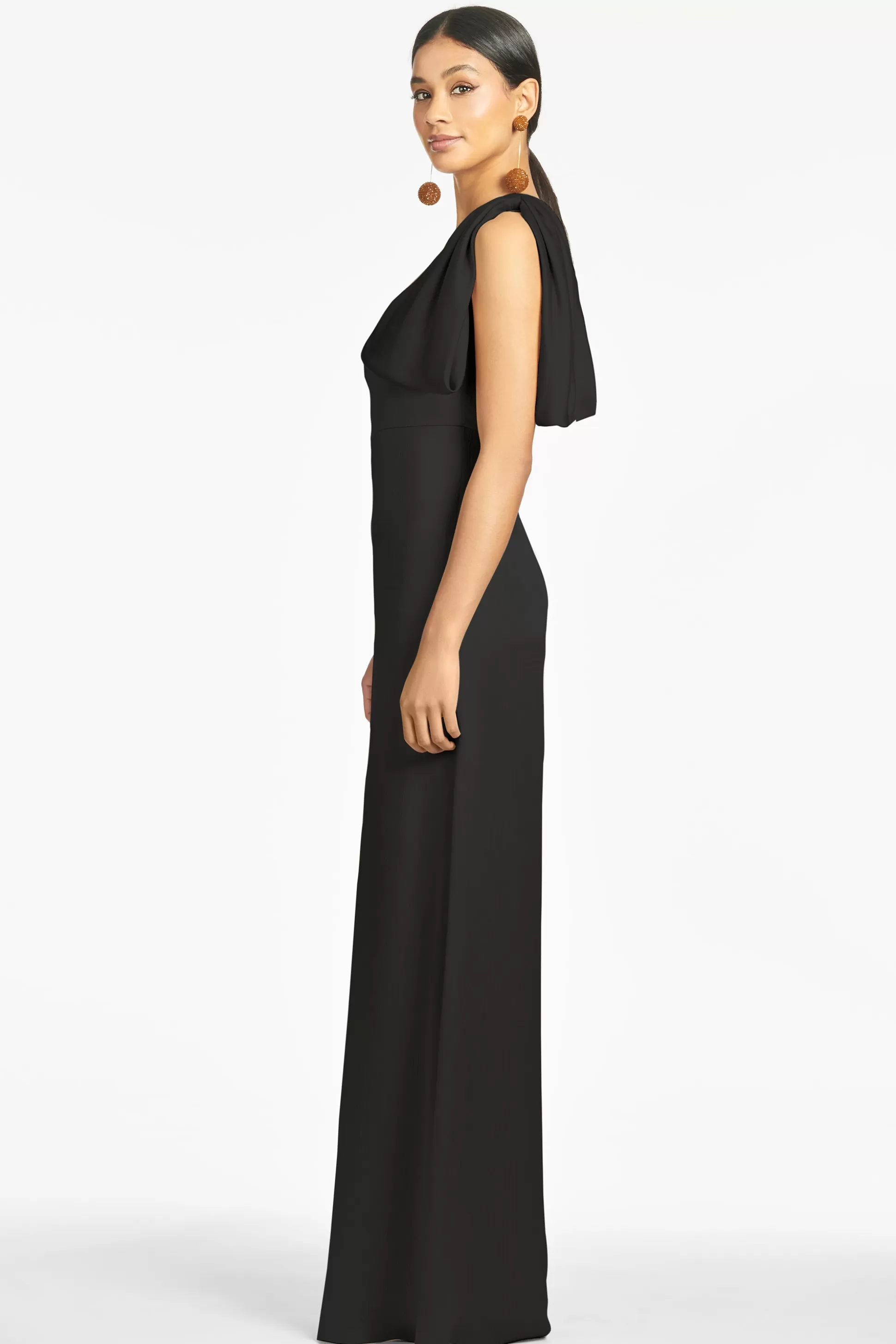 Sachin & Babi Plus Sizes | One Shoulder<Chelsea Gown - Black