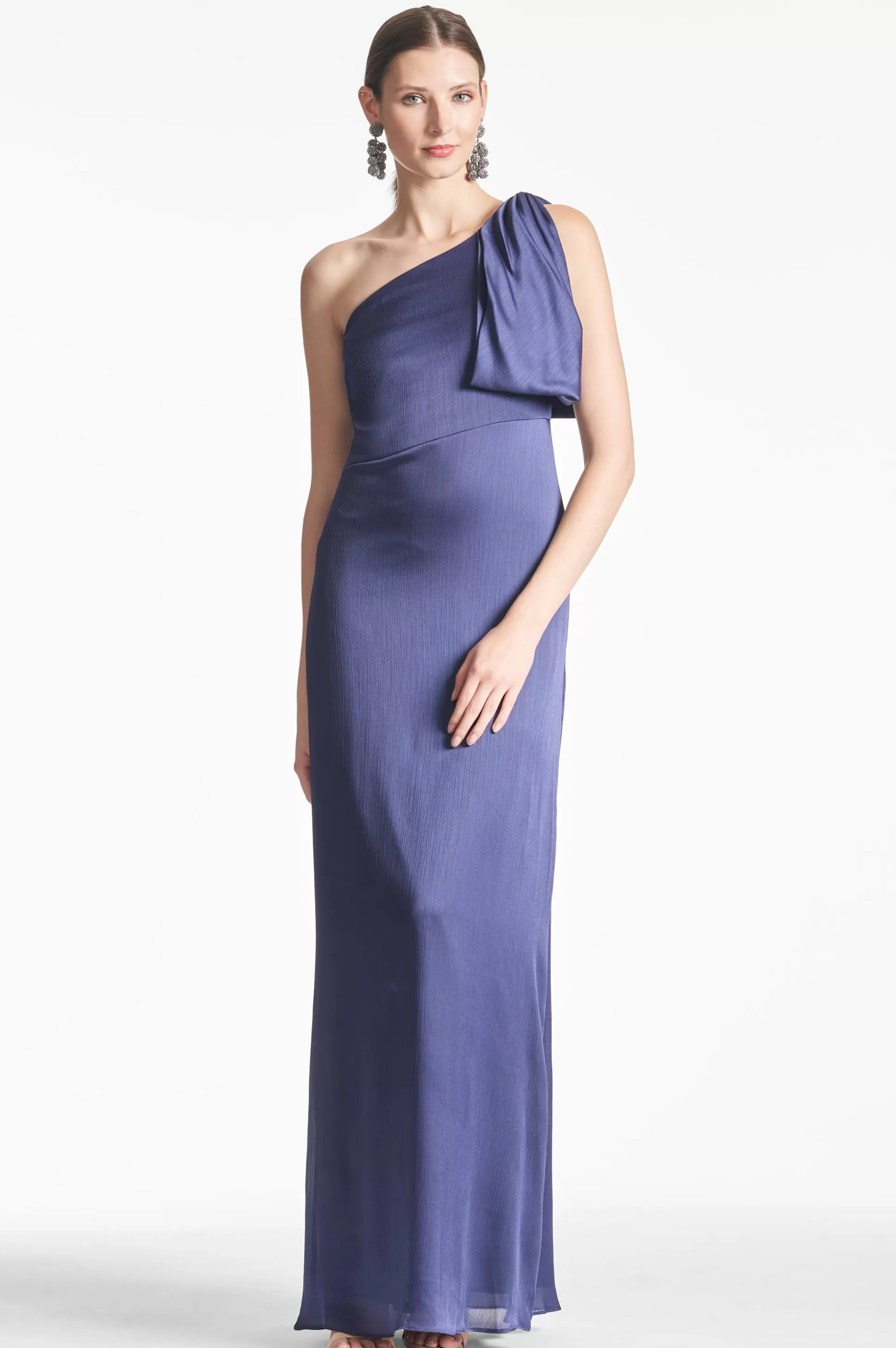 Sachin & Babi Plus Sizes | One Shoulder<Chelsea Gown - Deep Cobalt Deepcobalt