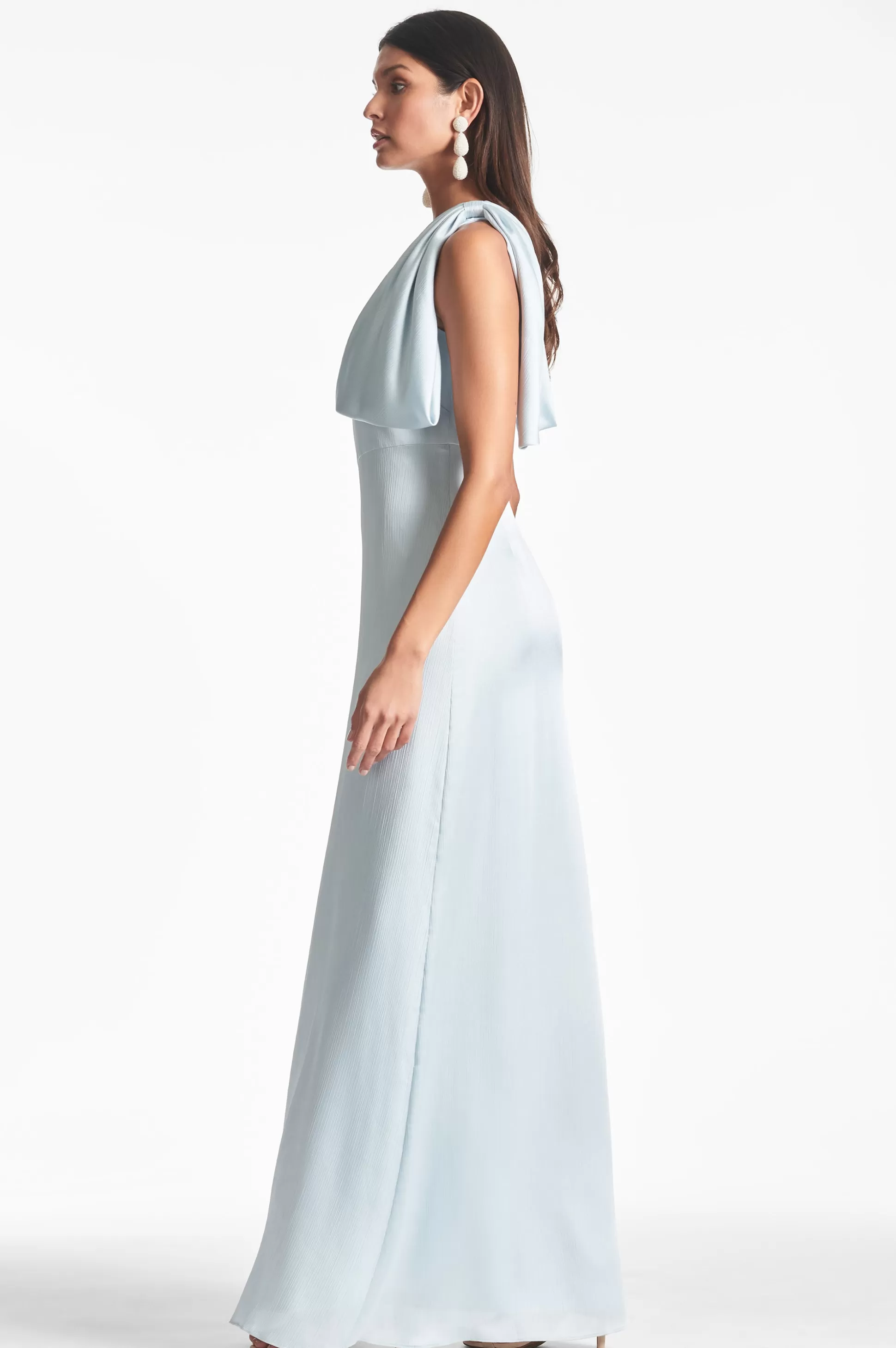 Sachin & Babi Plus Sizes | One Shoulder<Chelsea Gown - Ice Blue Iceblue