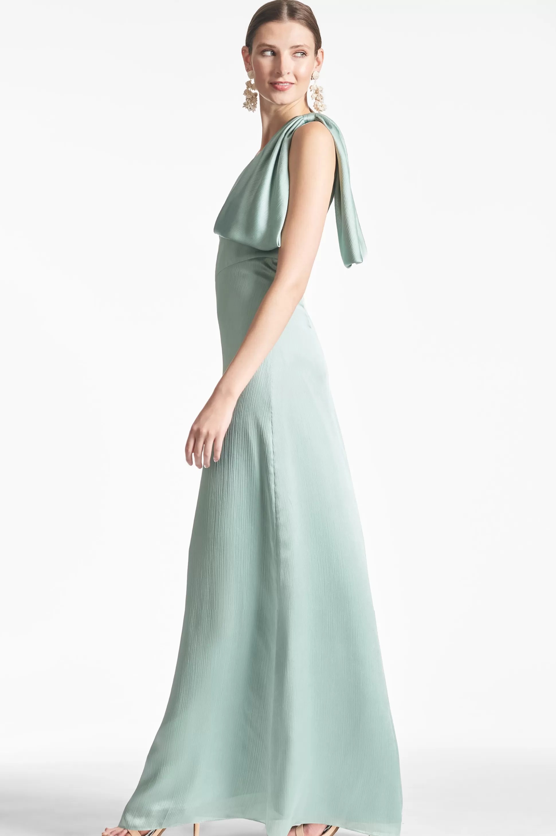 Sachin & Babi Plus Sizes | One Shoulder<Chelsea Gown - Jade