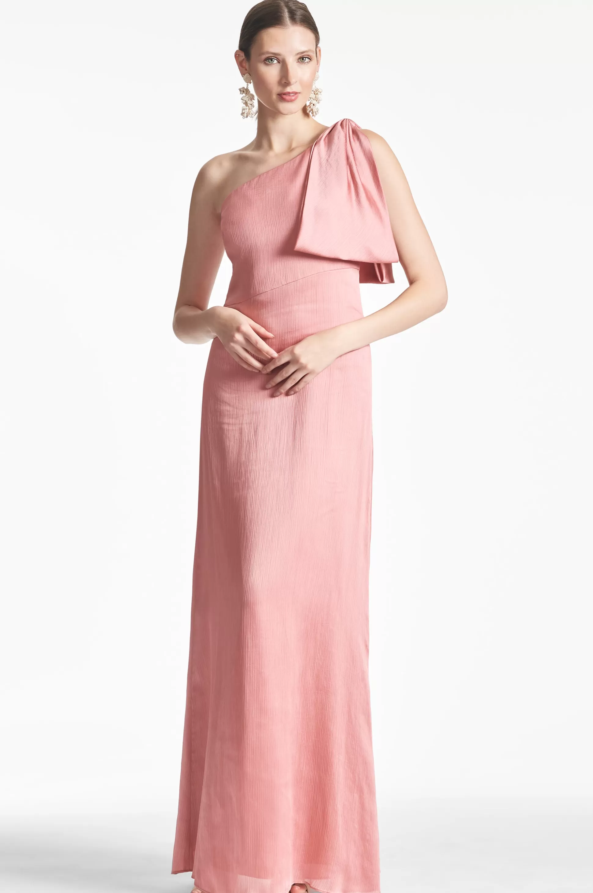 Sachin & Babi One Shoulder<Chelsea Gown - Rouge