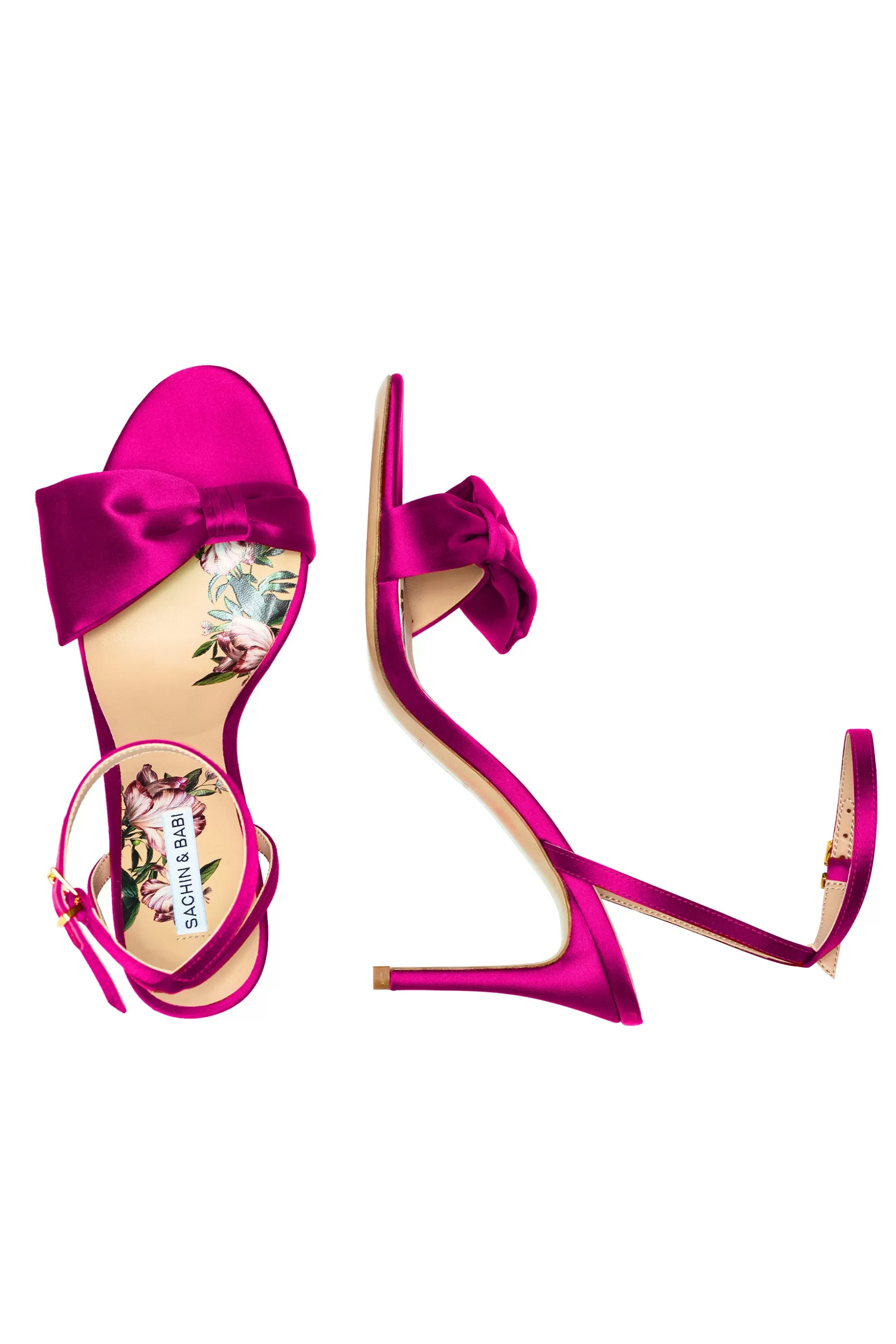 Sachin & Babi Shoes<Chelsea Obi-Bow Open Toe - Cerise