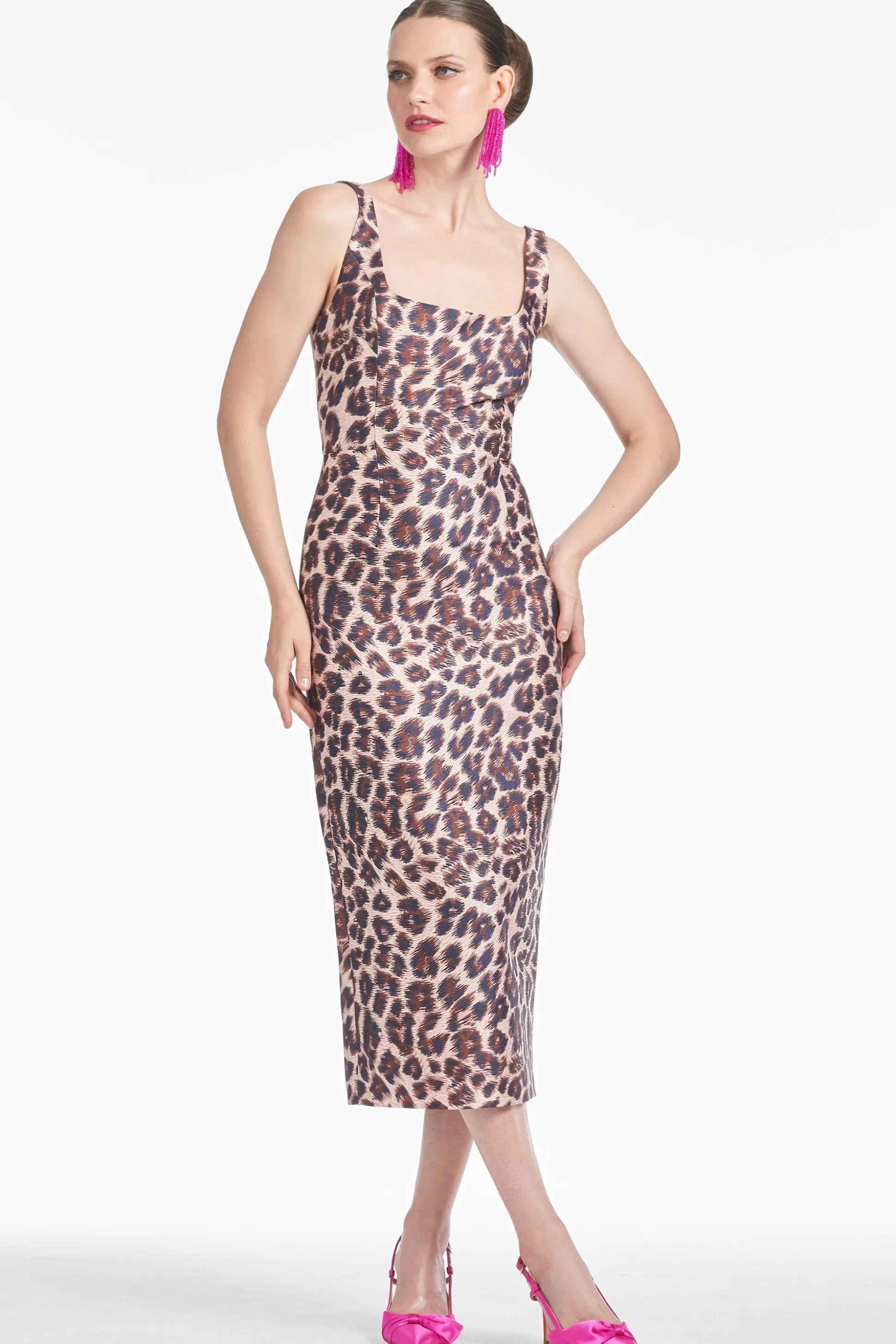 Sachin & Babi Midi<Cressida Dress - Big Cat Bigcat