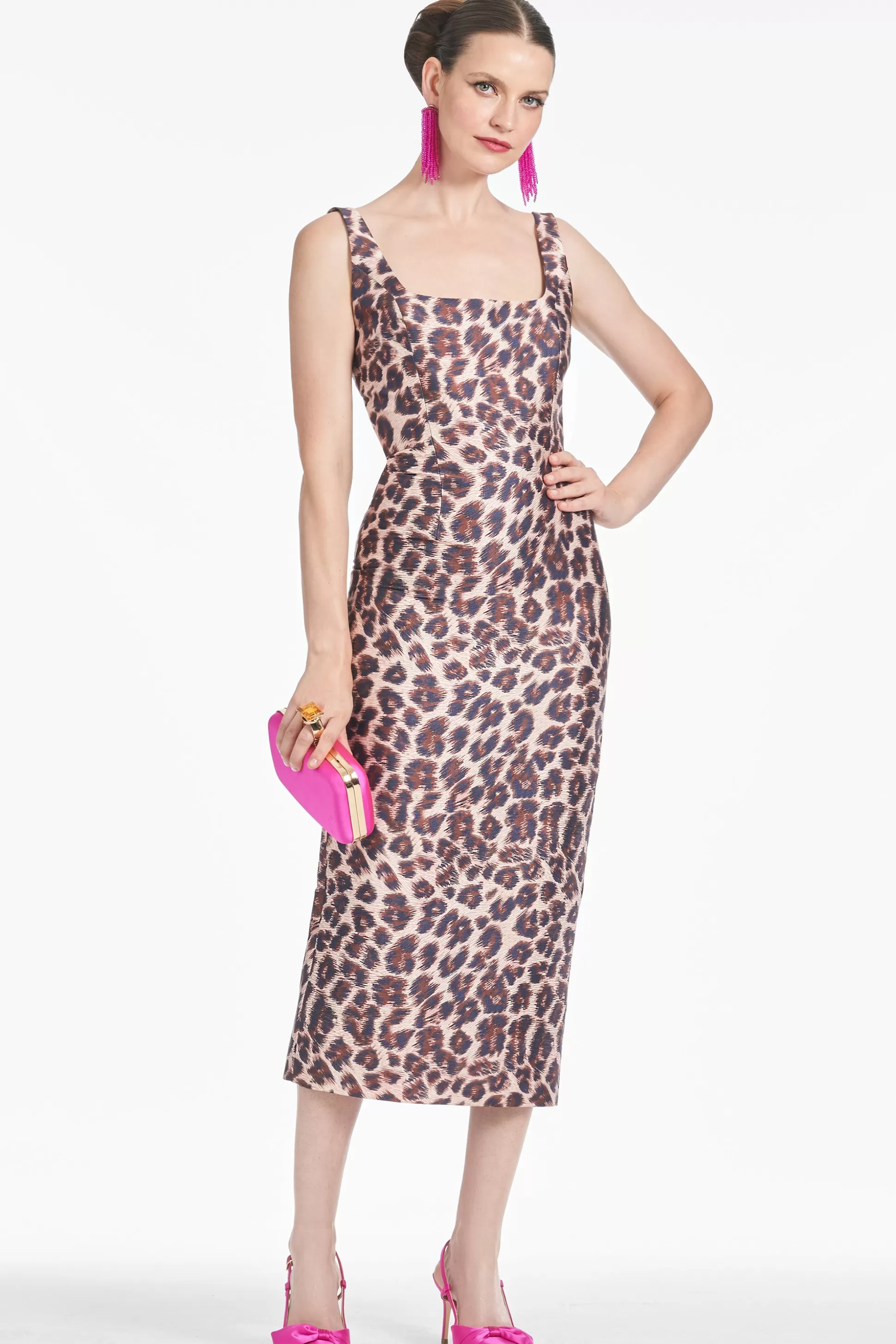 Sachin & Babi Midi<Cressida Dress - Big Cat Bigcat