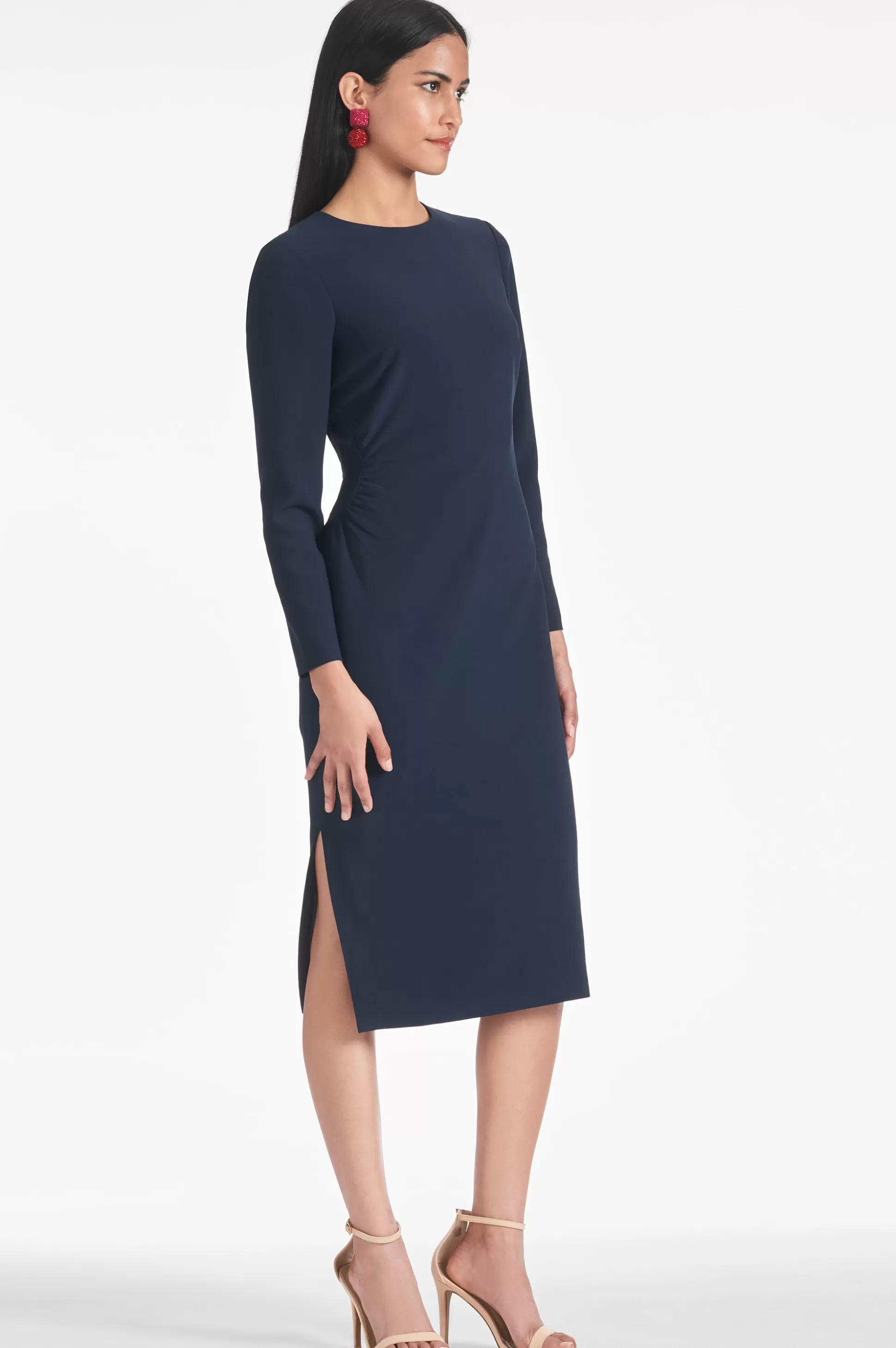 Sachin & Babi Plus Sizes | Midi<Dee Dress - Dark Midnight Darkmidnight