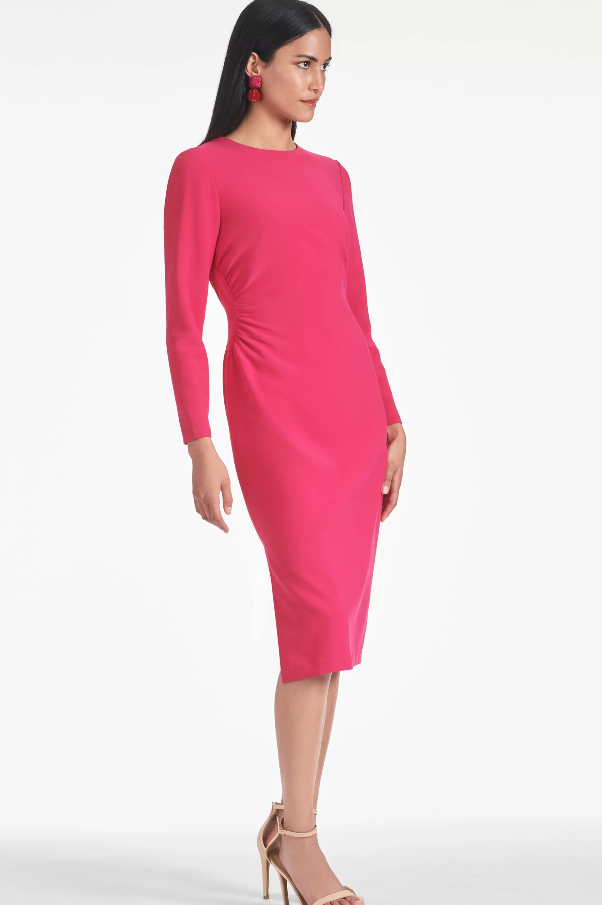 Sachin & Babi Plus Sizes | Midi<Dee Dress - Passionfruit