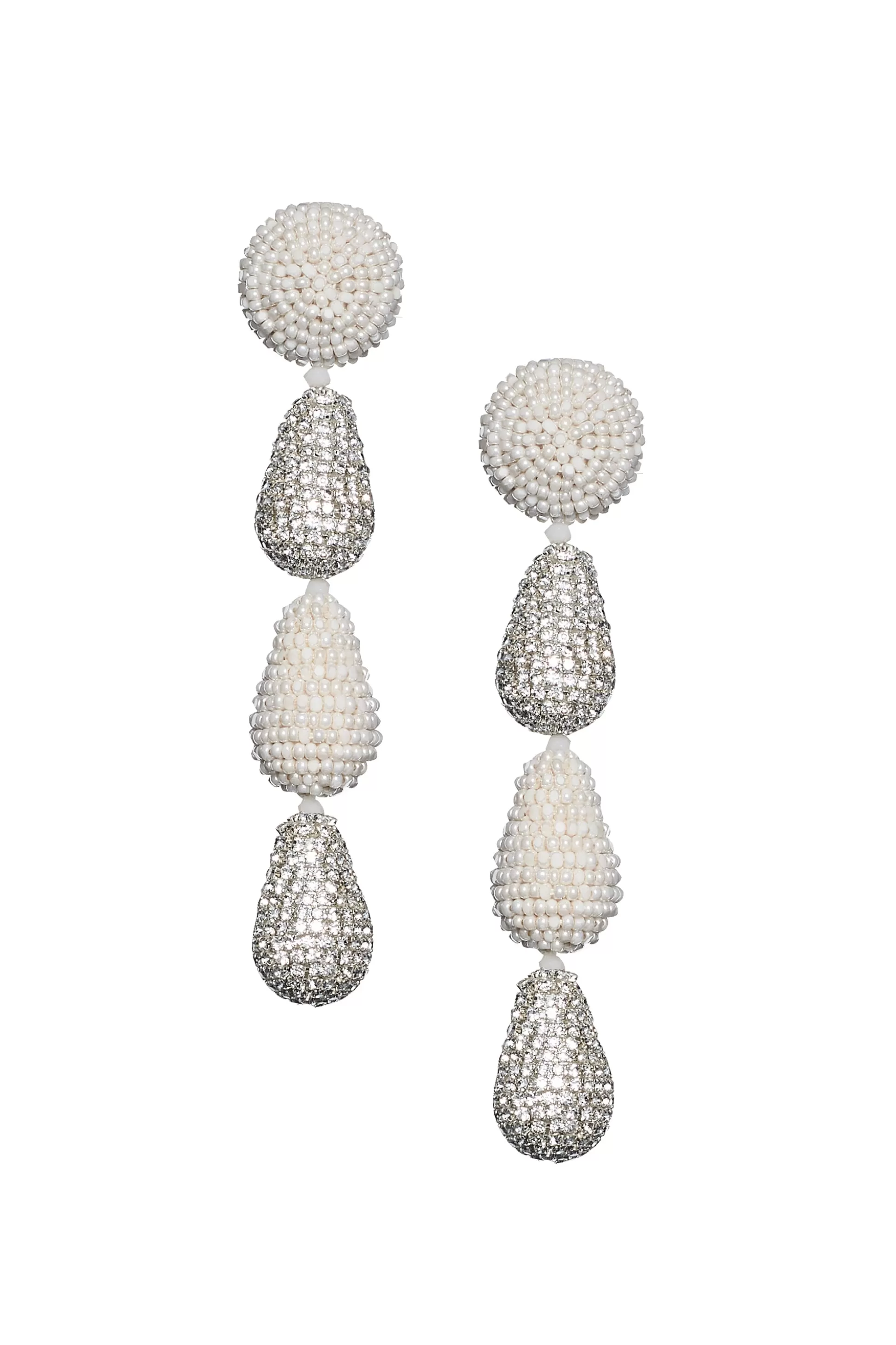 Sachin & Babi Earrings<Eliza Earrings - Smooth Beads / Crystals