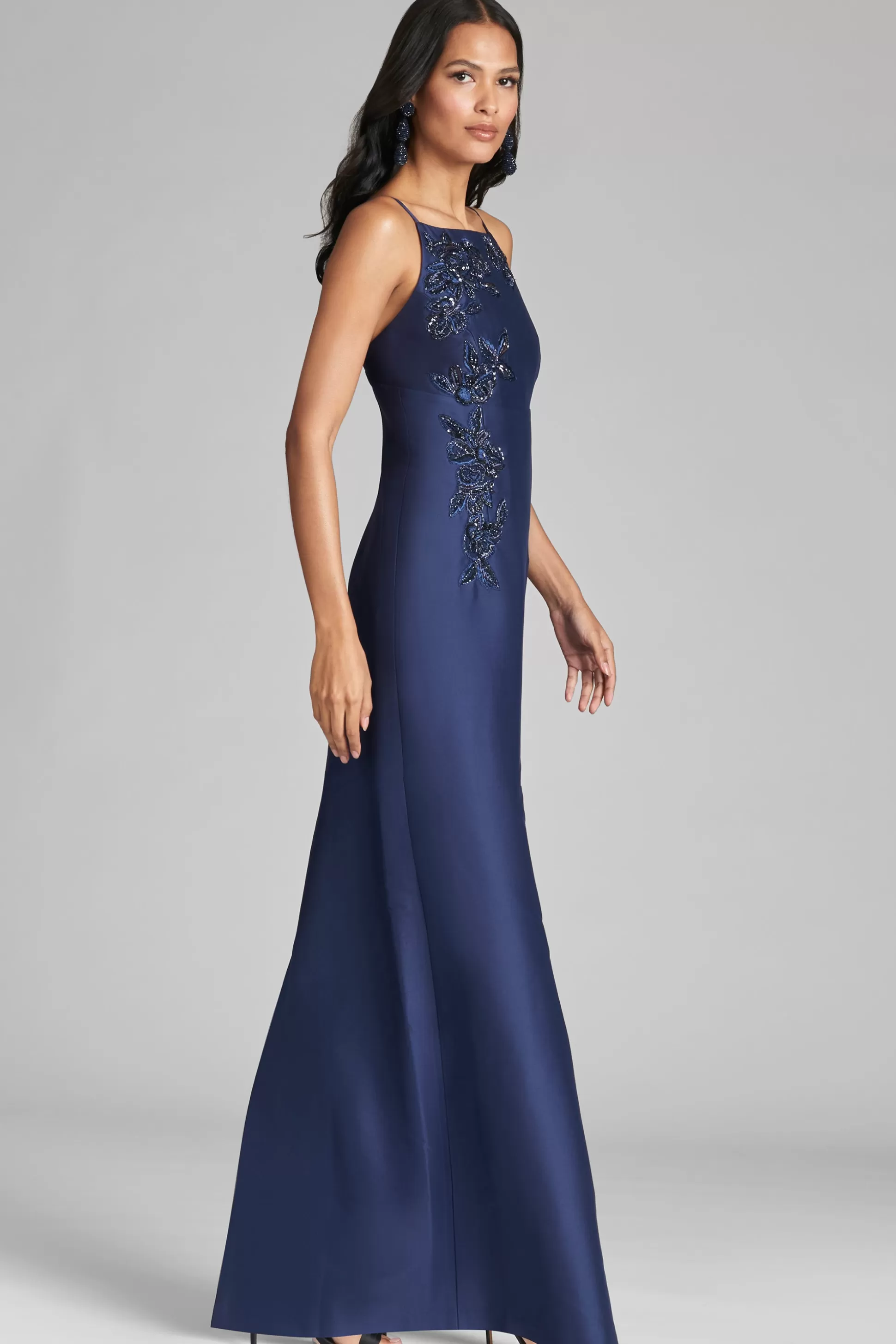 Sachin & Babi Sleeveless<Embellished Pryce Gown - Night Sky Nightsky