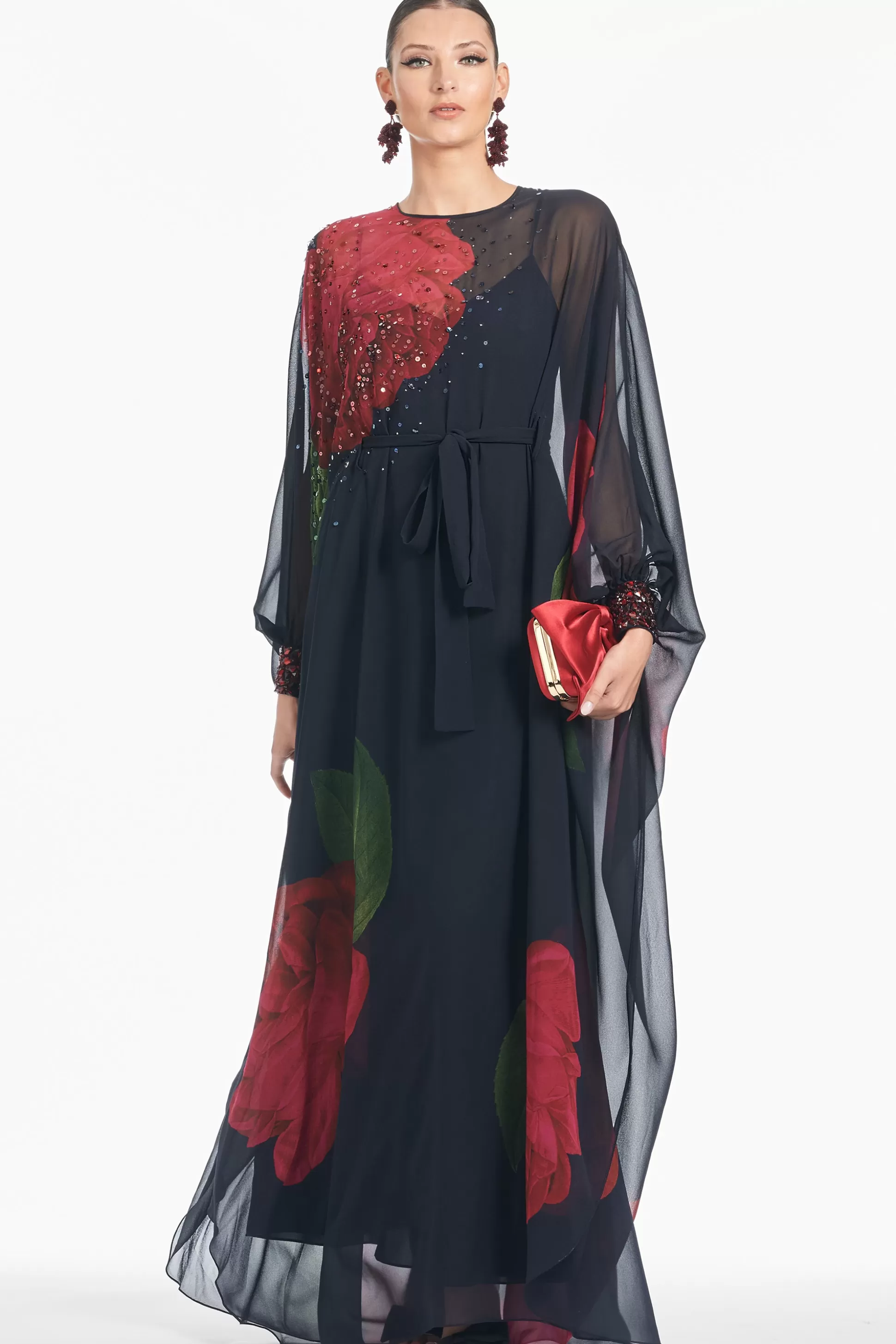 Sachin & Babi Long Sleeve<Gilda Gown - Ruby Rose Rubyrose