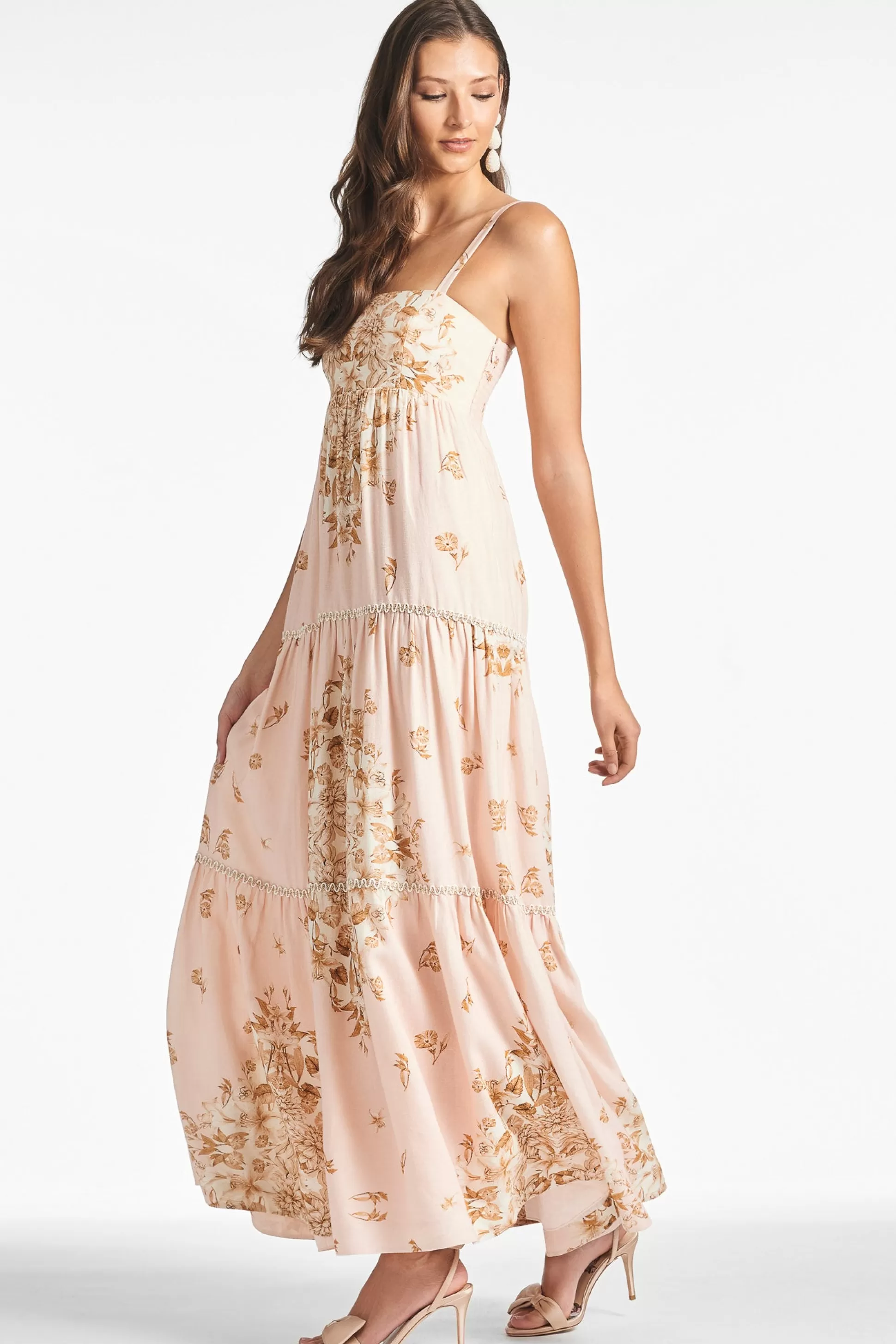 Sachin & Babi Long<Giorno Dress - Petalo Rosa Fresco Petalorosafresco