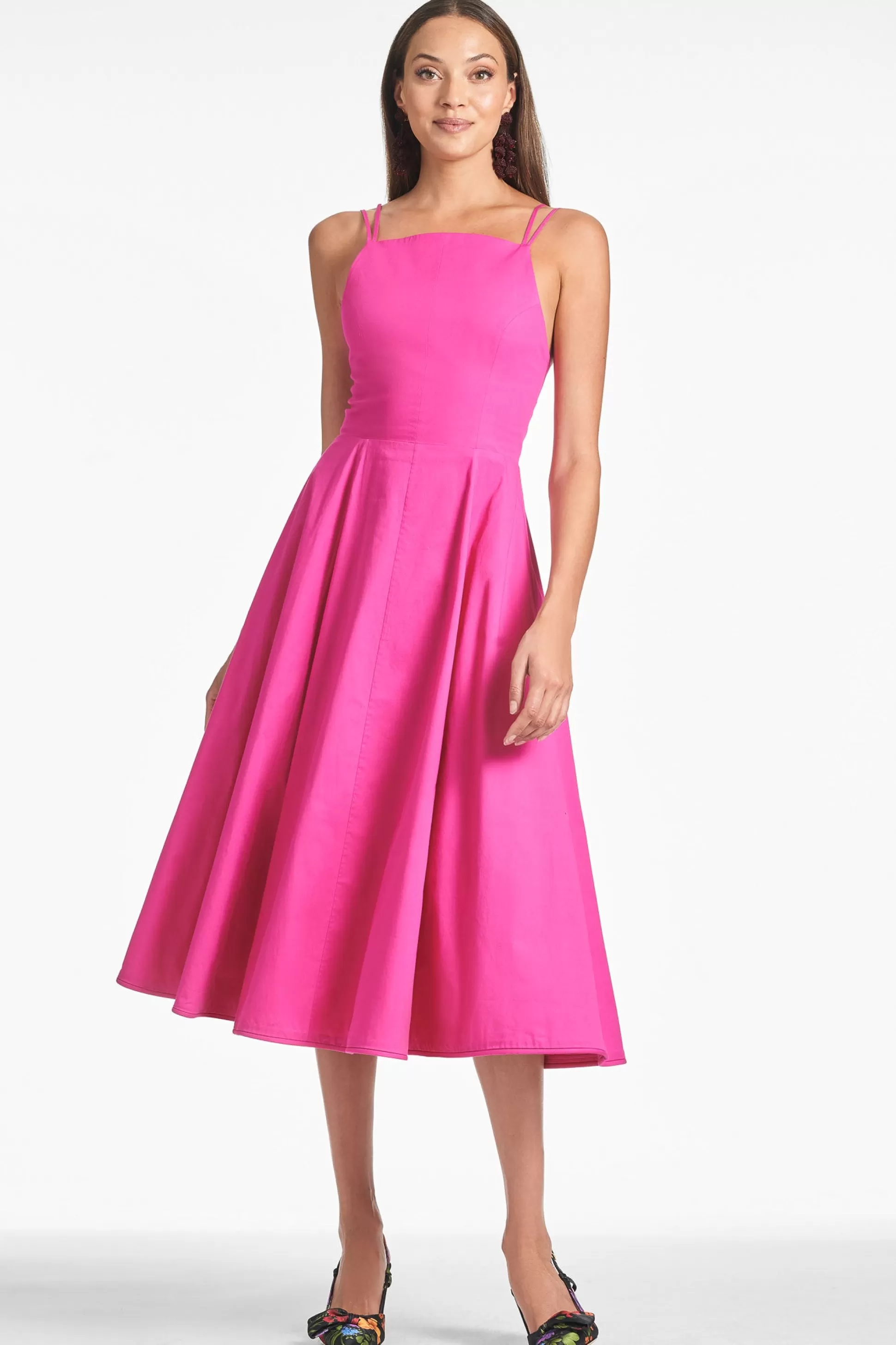 Sachin & Babi Fit & Flare | Midi<Jacinta Dress - Cerise