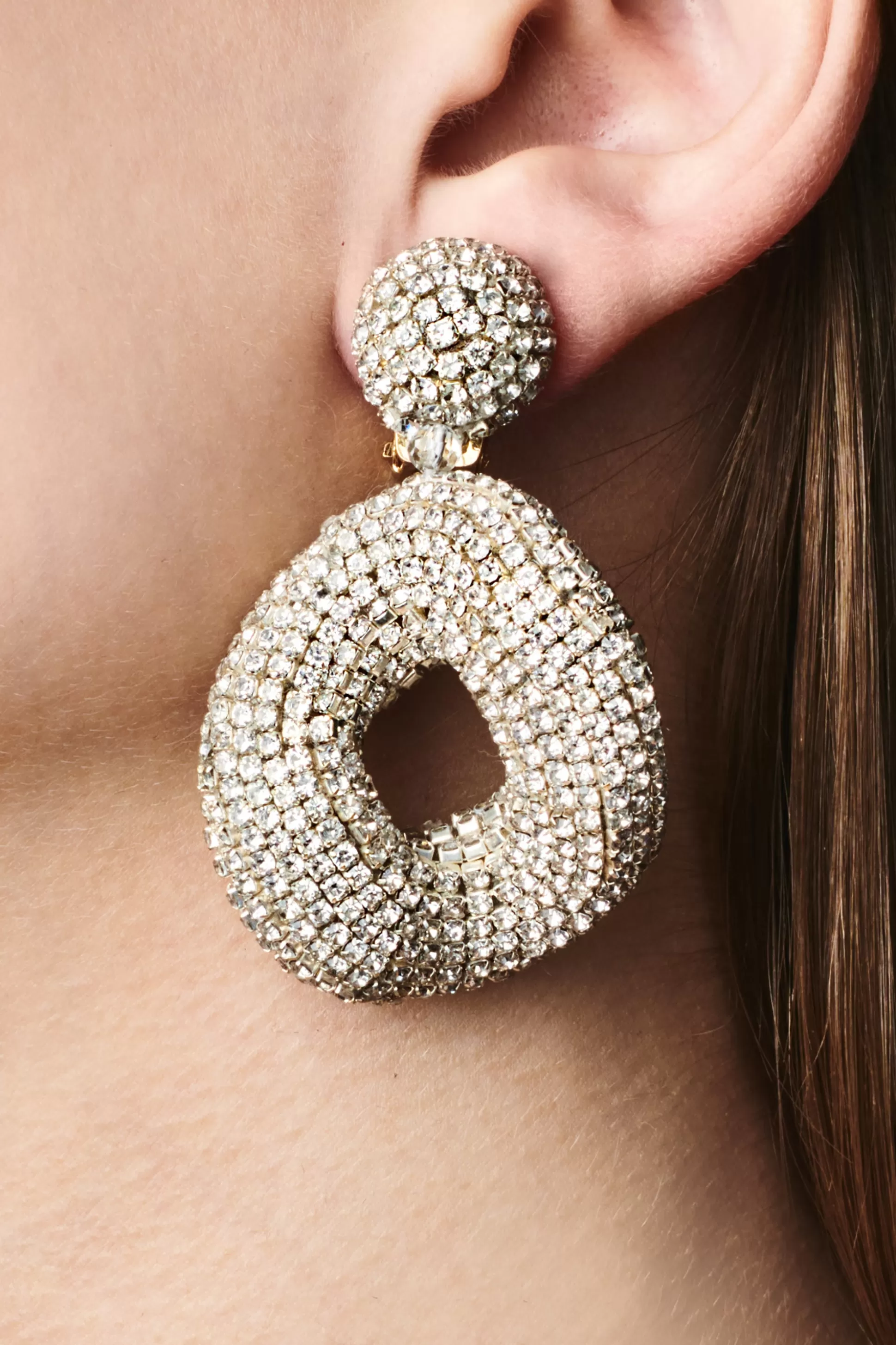 Sachin & Babi Earrings<Kate Earrings - Crystals Clear