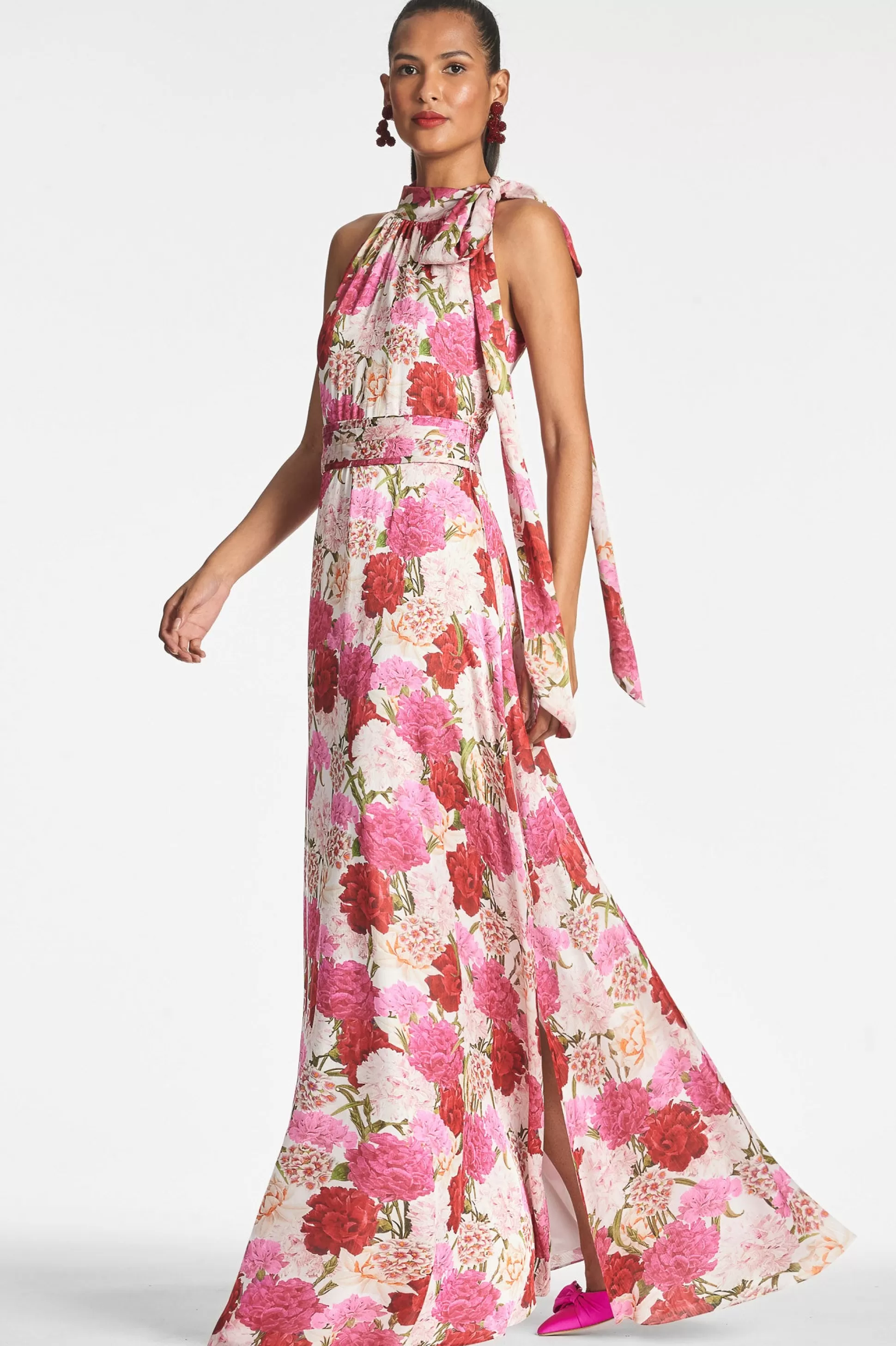 Sachin & Babi Plus Sizes | Sleeveless<Kayla Gown - Campo Di Fiore Campodifiore