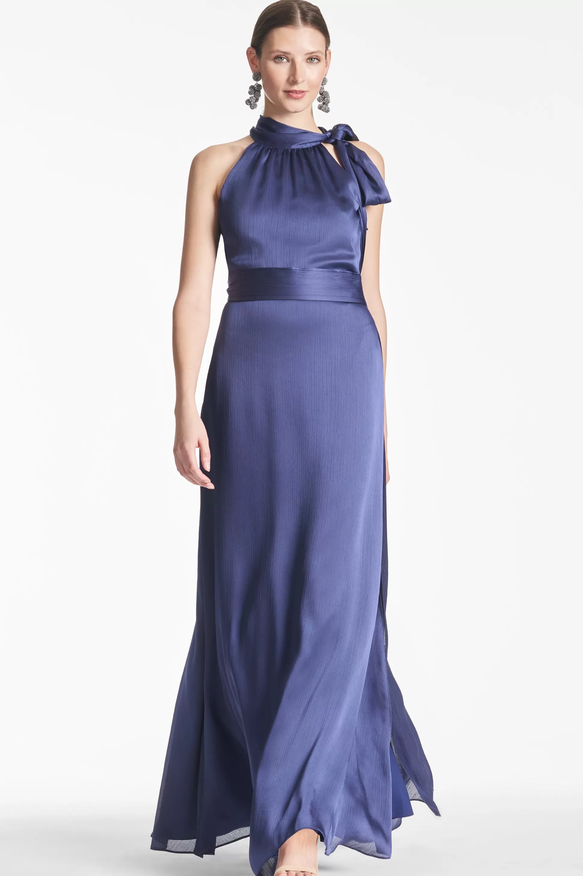 Sachin & Babi Plus Sizes | Sleeveless<Kayla Gown - Deep Cobalt Deepcobalt