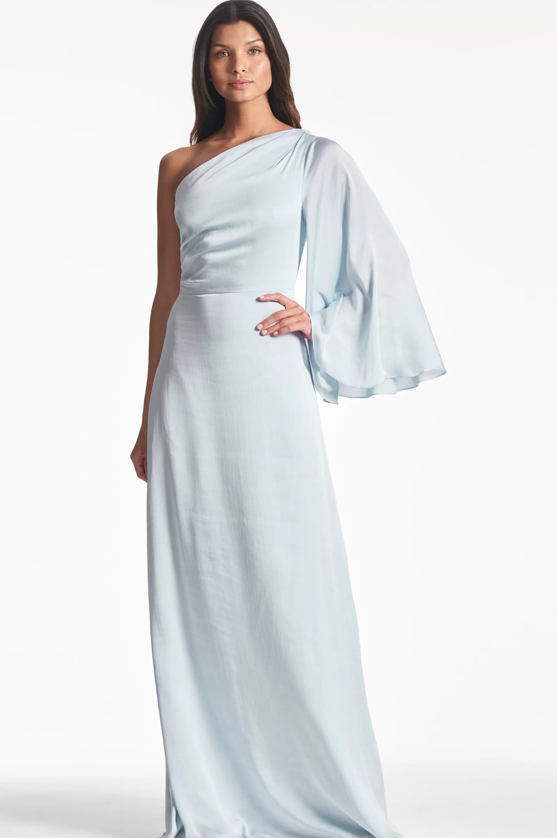 Sachin & Babi Plus Sizes | One Shoulder<Keely Gown - Ice Blue Iceblue