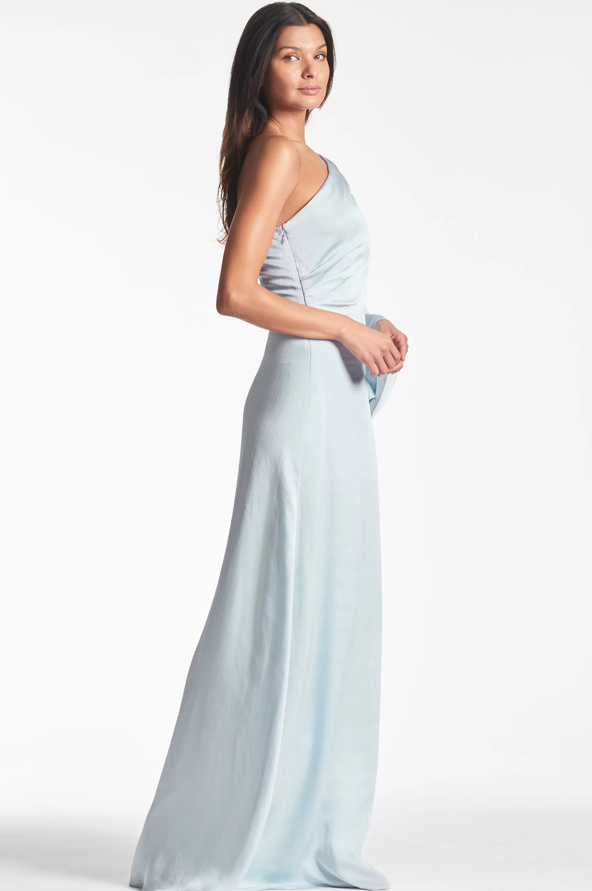 Sachin & Babi Plus Sizes | One Shoulder<Keely Gown - Ice Blue Iceblue