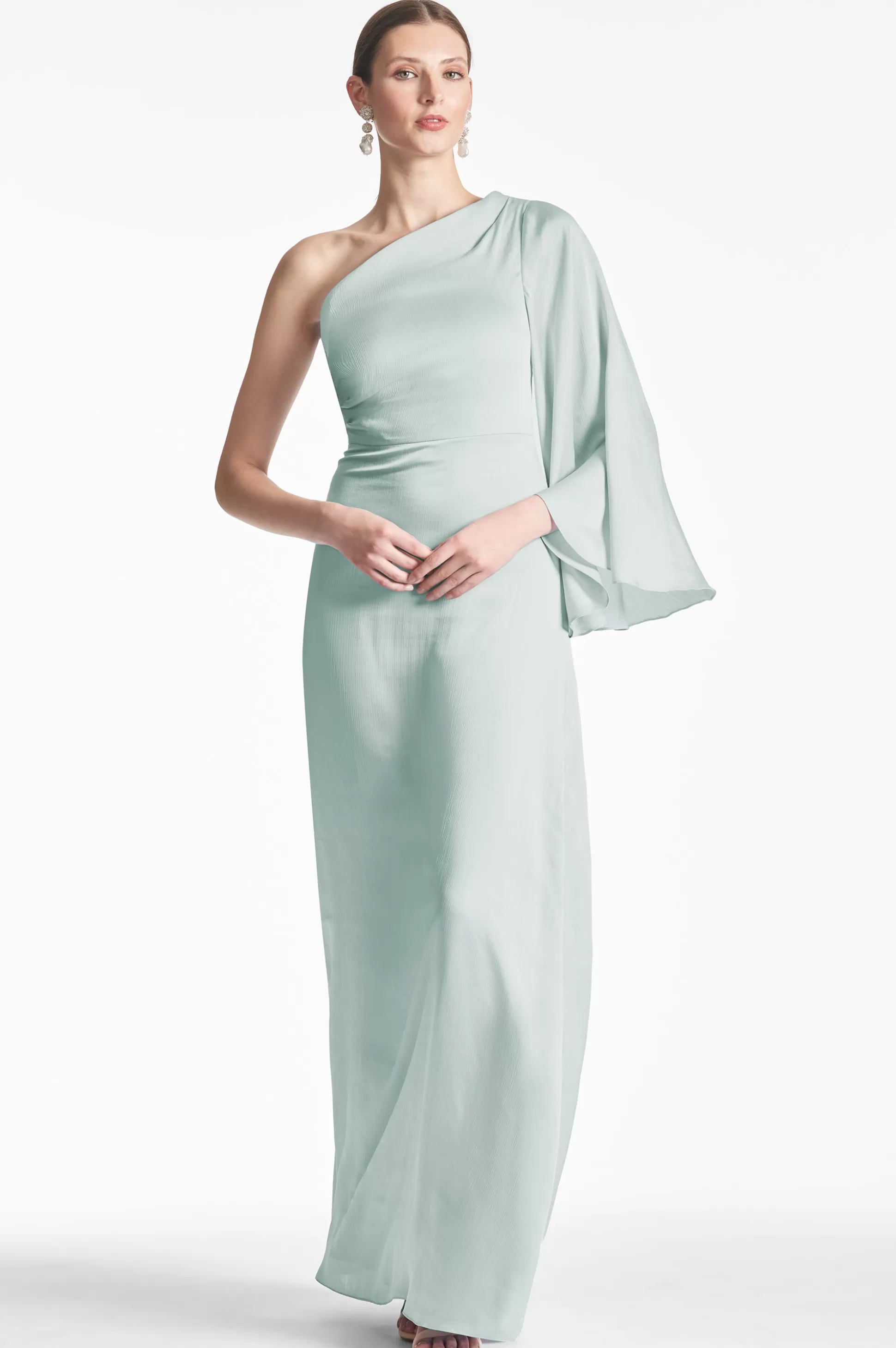 Sachin & Babi Plus Sizes | One Shoulder<Keely Gown - Jade