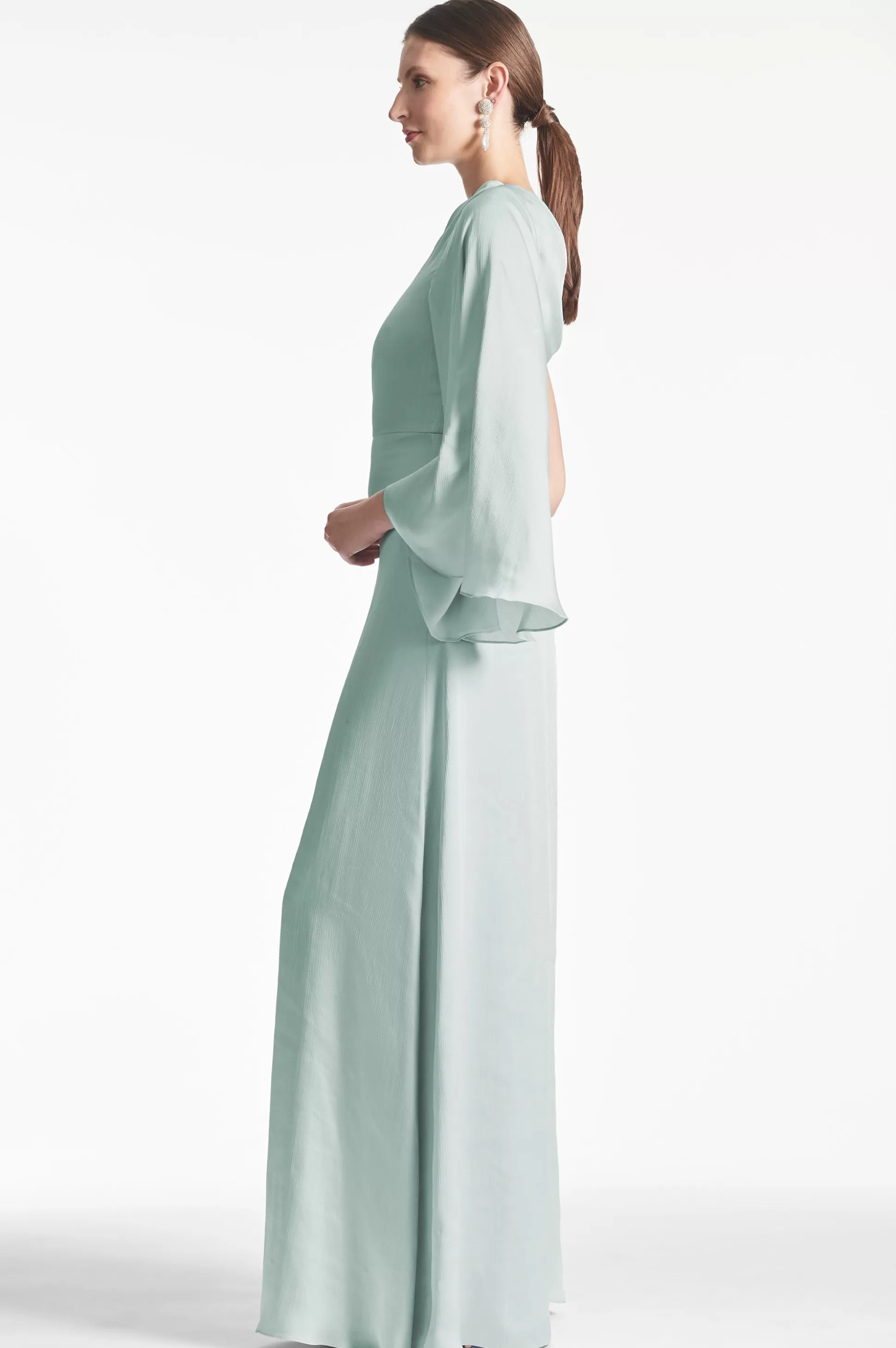 Sachin & Babi Plus Sizes | One Shoulder<Keely Gown - Jade