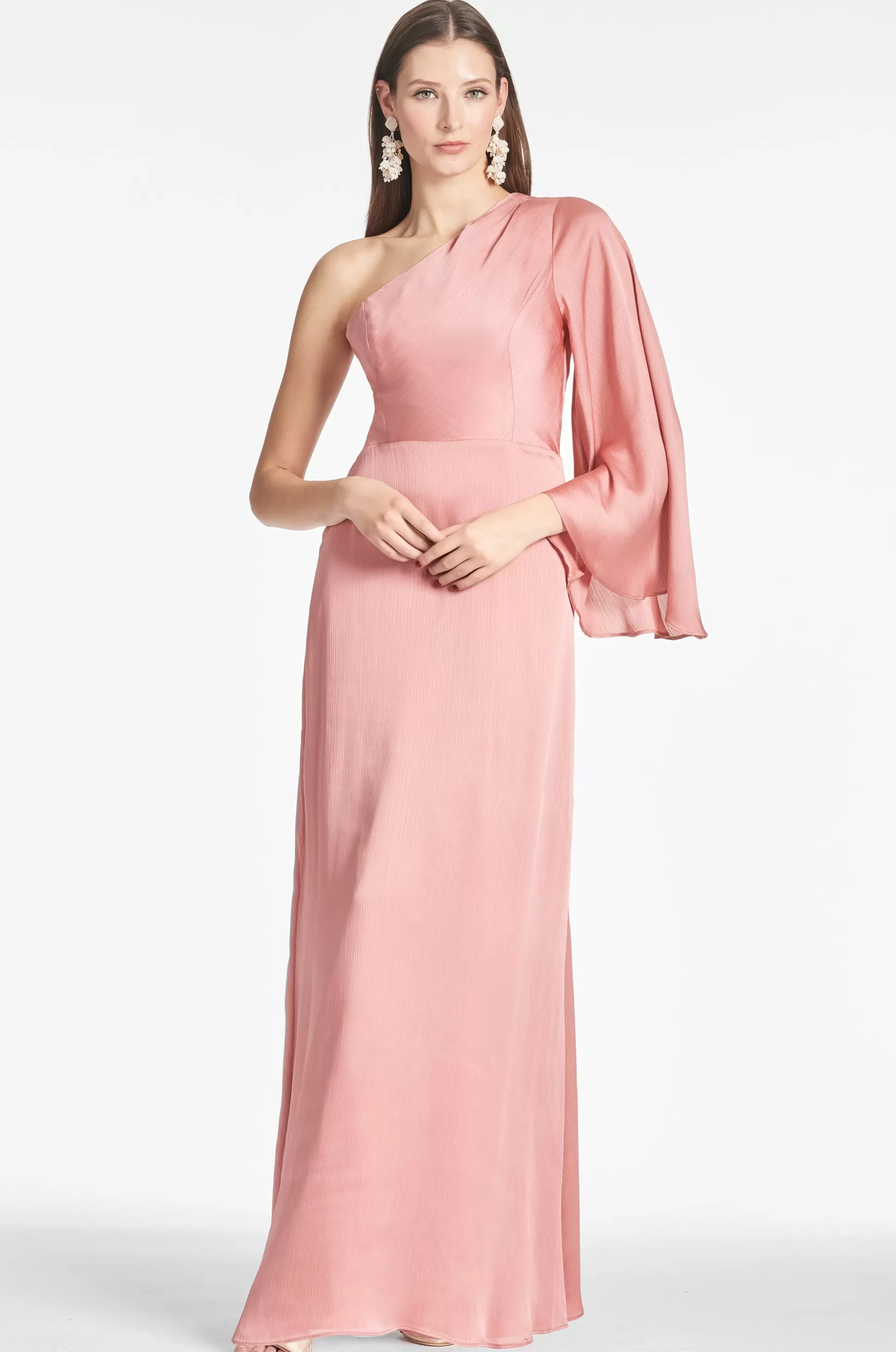 Sachin & Babi Plus Sizes | One Shoulder<Keely Gown - Rouge