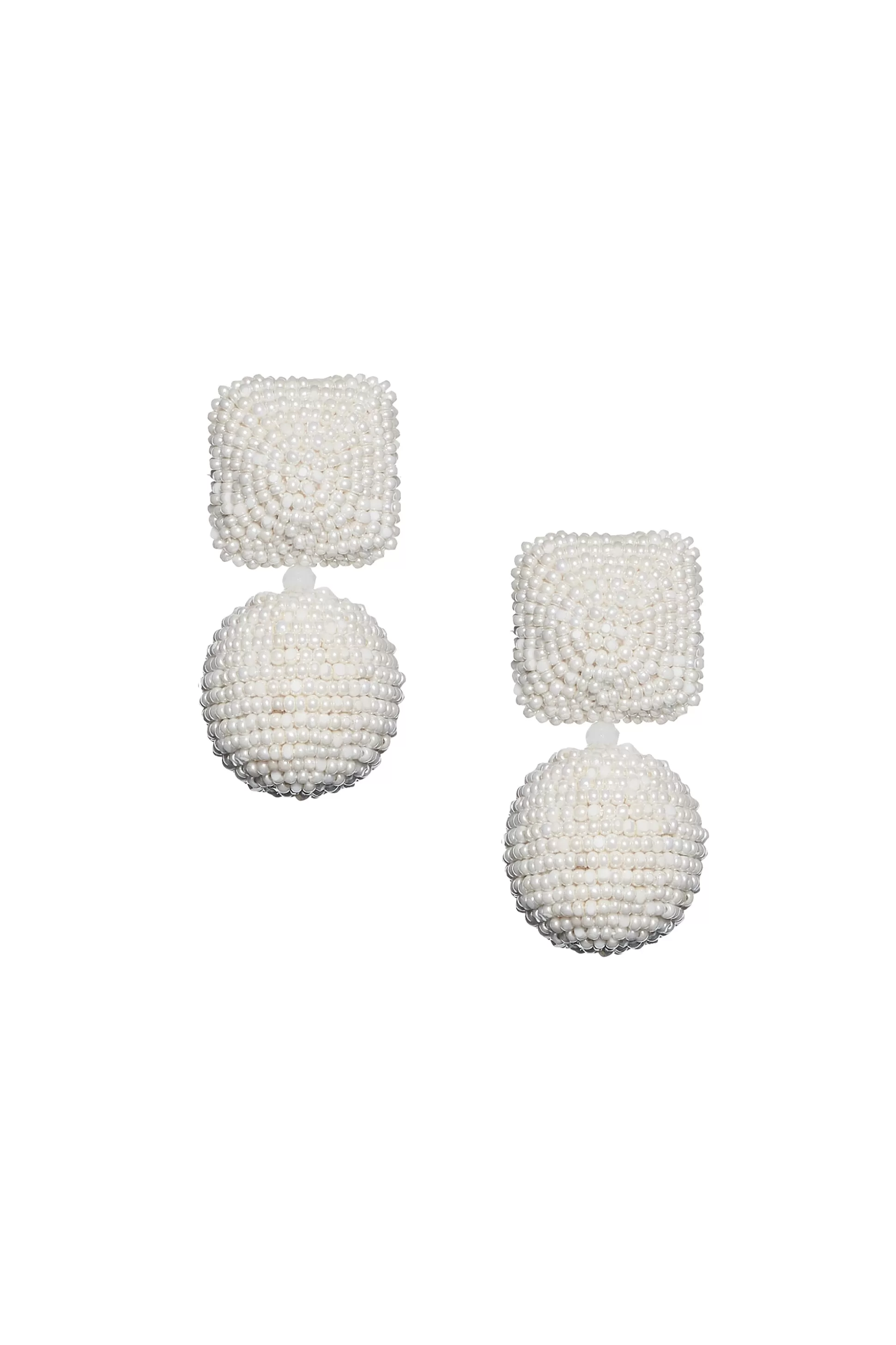 Sachin & Babi Earrings<Lydia Earrings - Smooth Beads Ivory