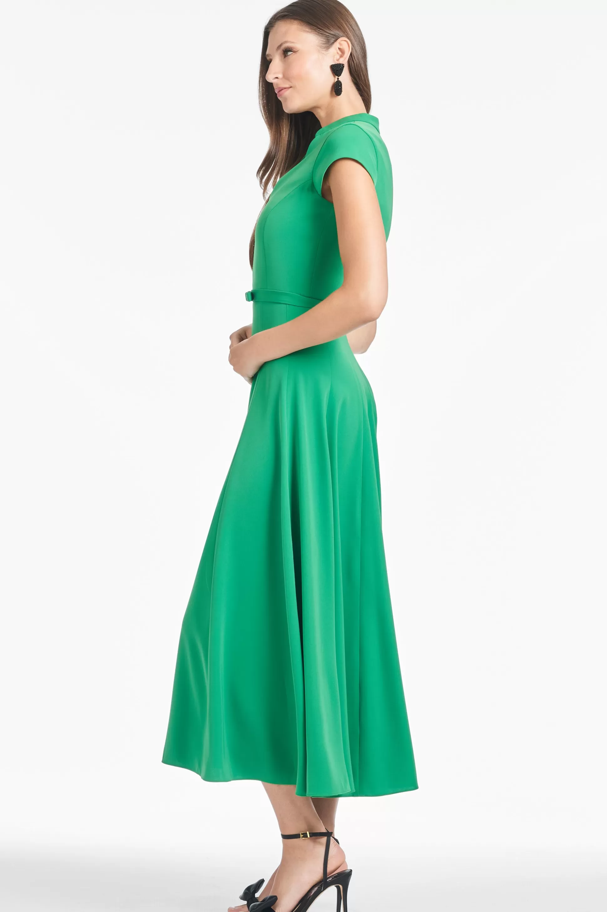 Sachin & Babi A-line<Marian Dress - Kelly Green Kellygreen