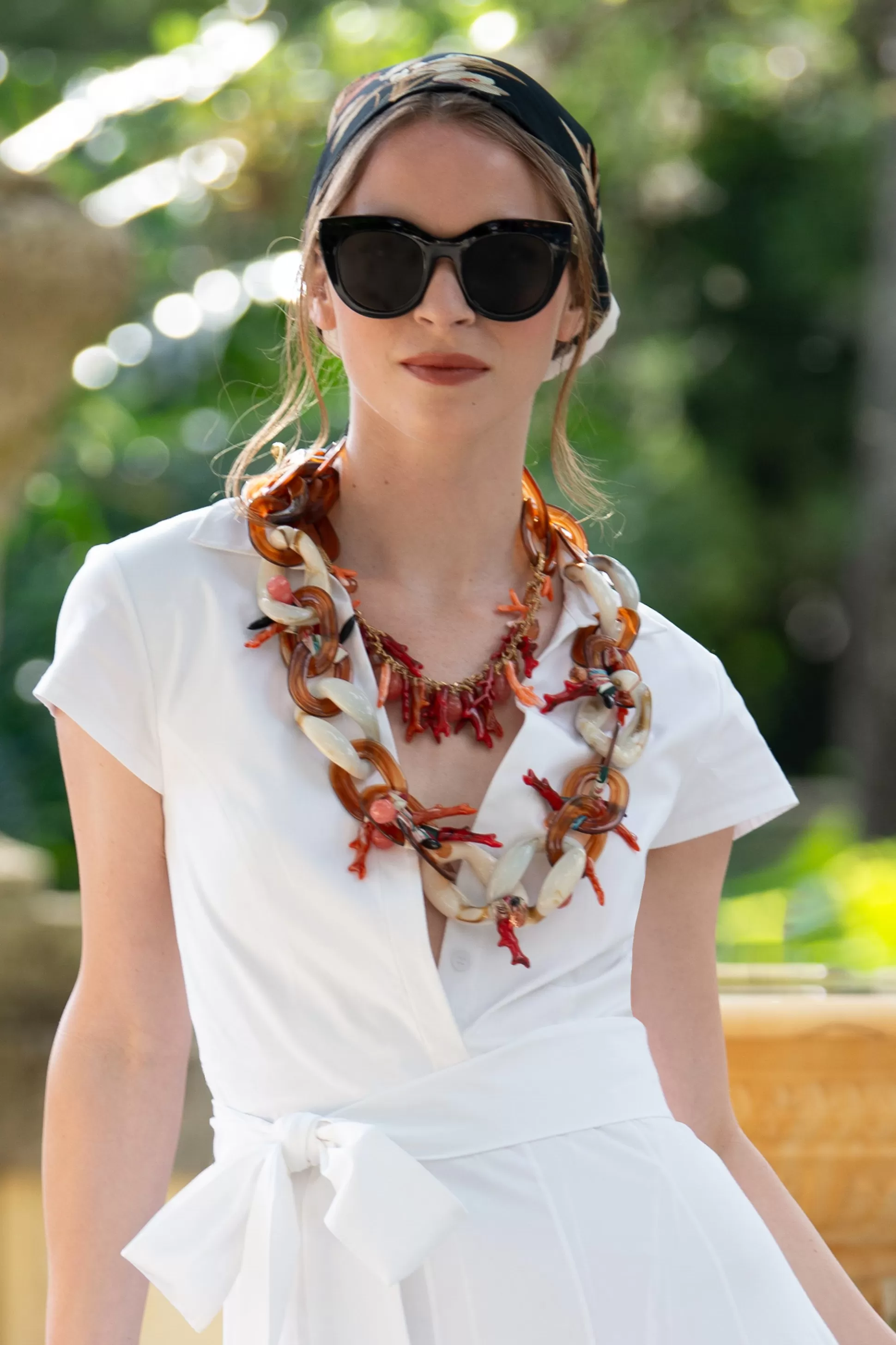 Sachin & Babi Necklaces<Marilyn Necklace - Bone Multi Bonemulti