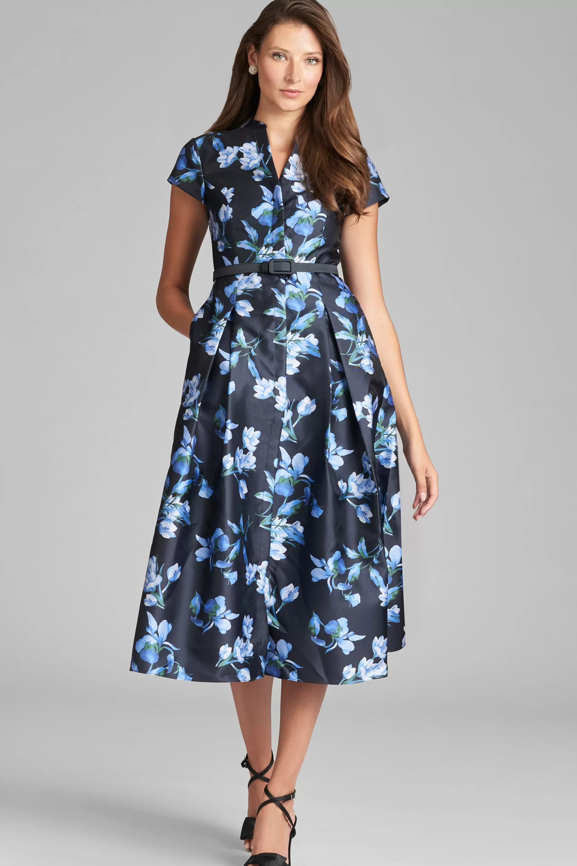 Sachin & Babi Midi<Martine Dress - Poseidon Venetian Petal Poseidonvenetianpetal