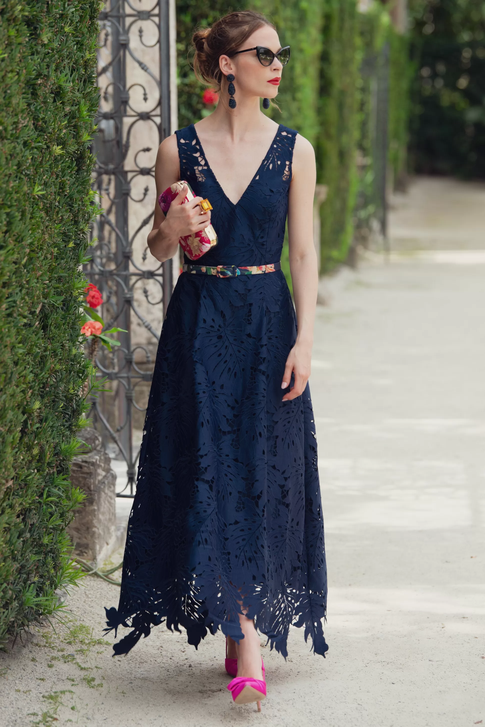 Sachin & Babi A-line<Miuccia Dress - Navy