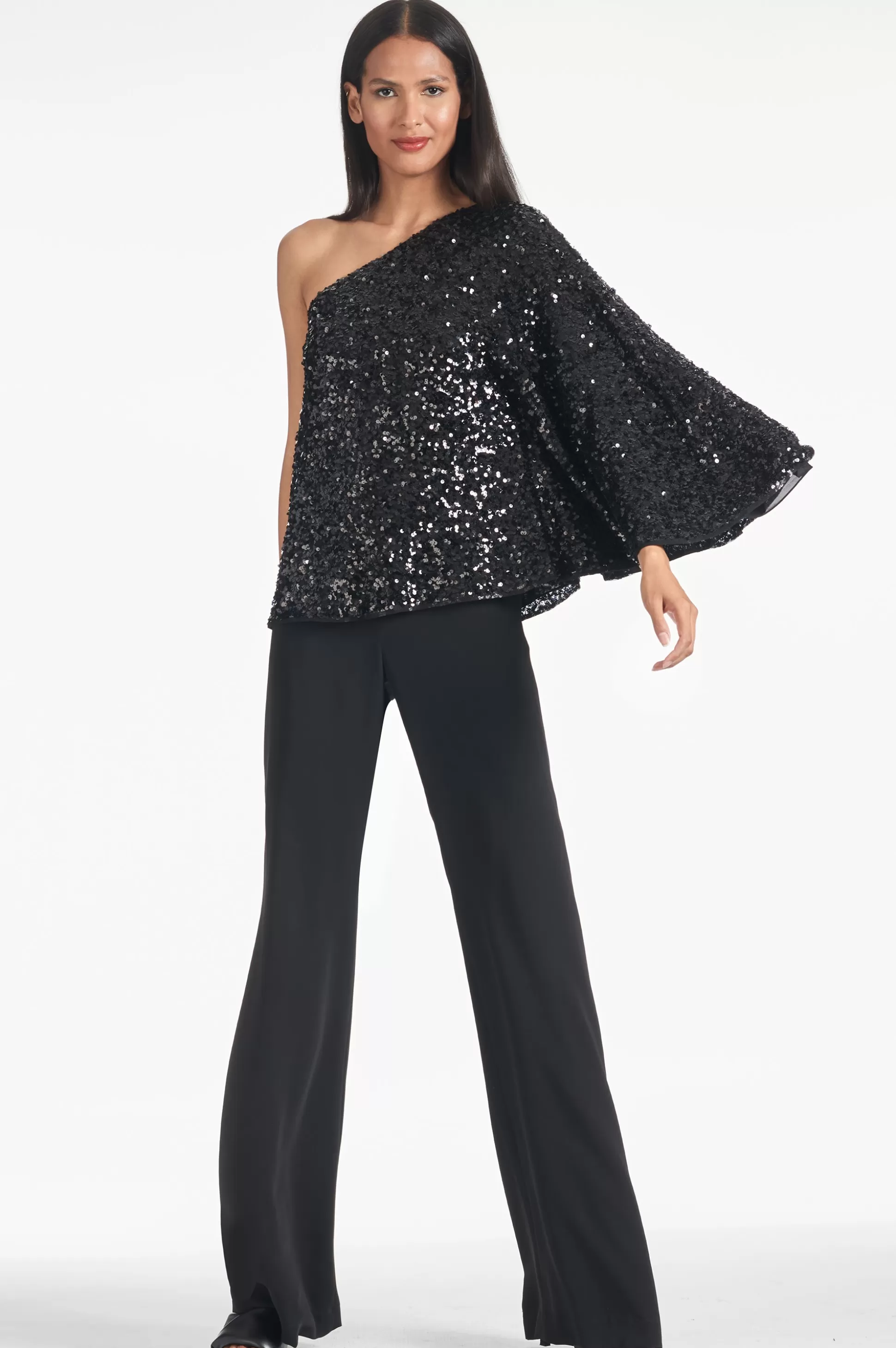 Sachin & Babi Plus Sizes | Tops & Blouses<Morgan Top - Sequins Black