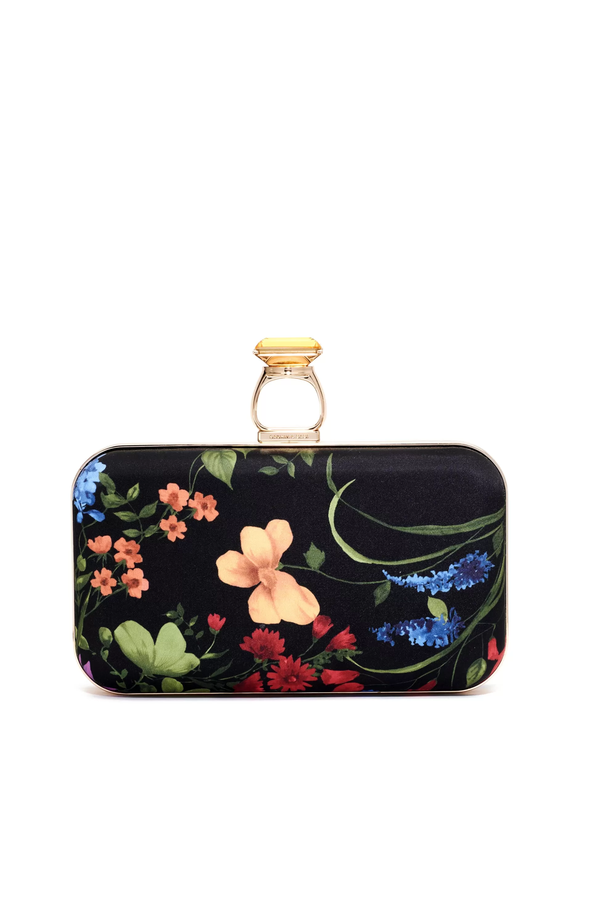 Sachin & Babi Bags<On the Rocks Clutch - Noir Wildflower Noirwildflower