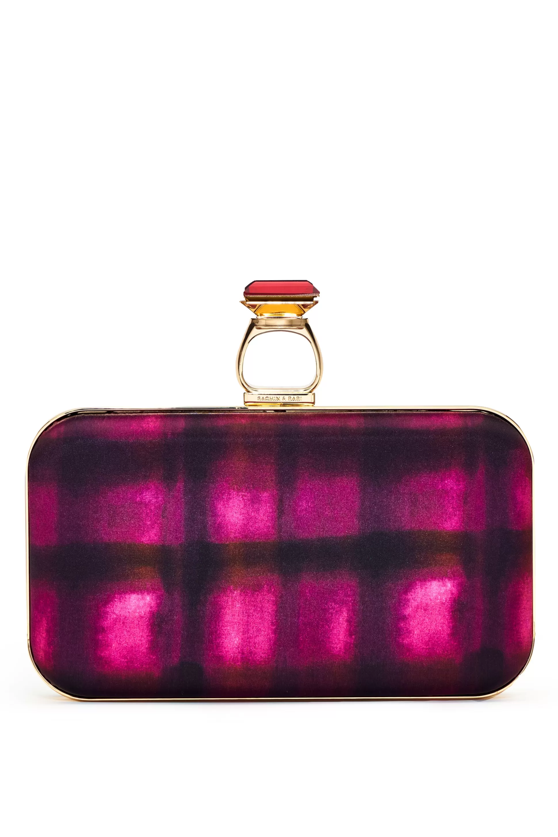 Sachin & Babi Bags<On The Rocks Clutch - Pink Shibori Pinkshibori