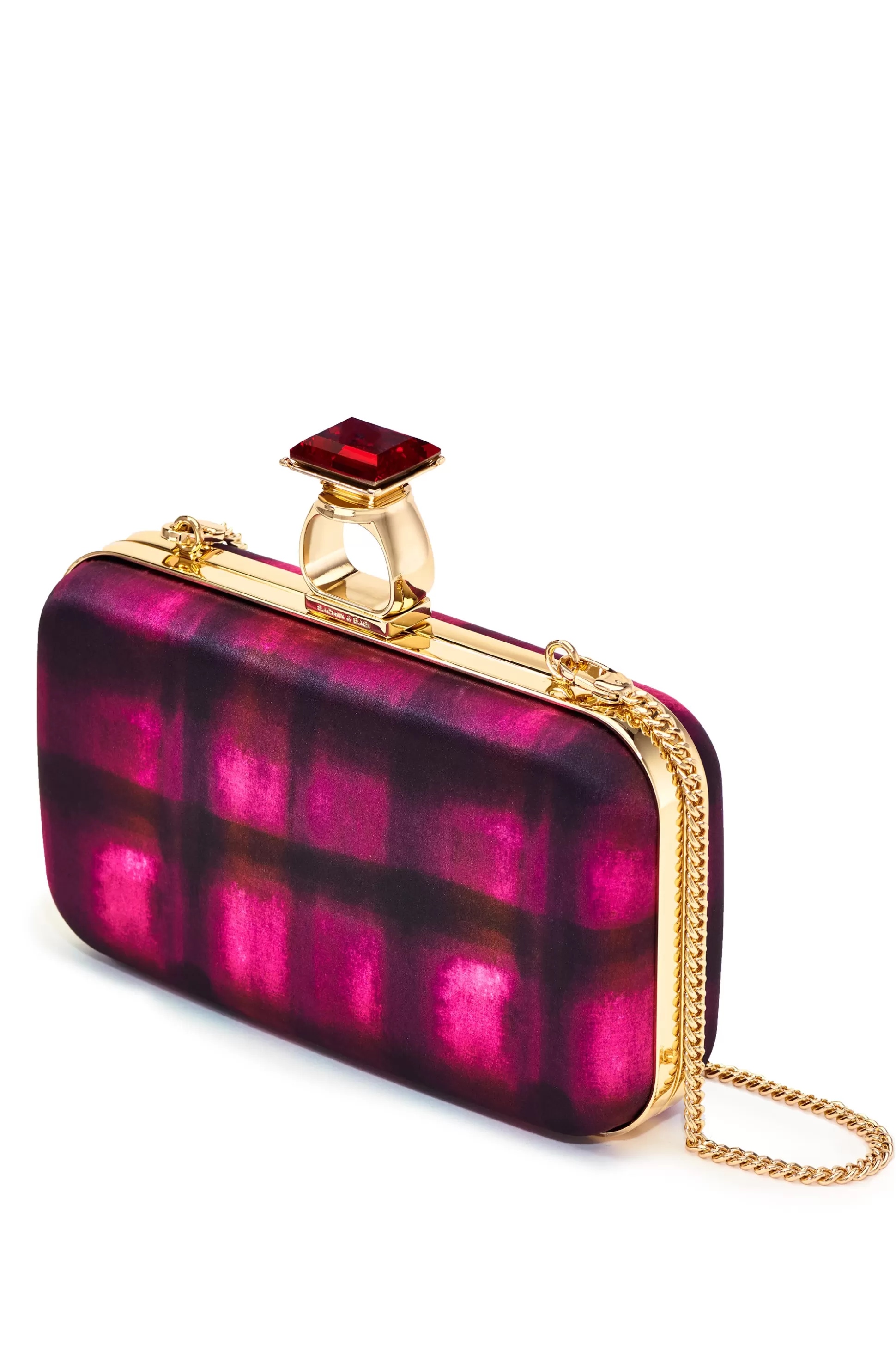 Sachin & Babi Bags<On The Rocks Clutch - Pink Shibori Pinkshibori