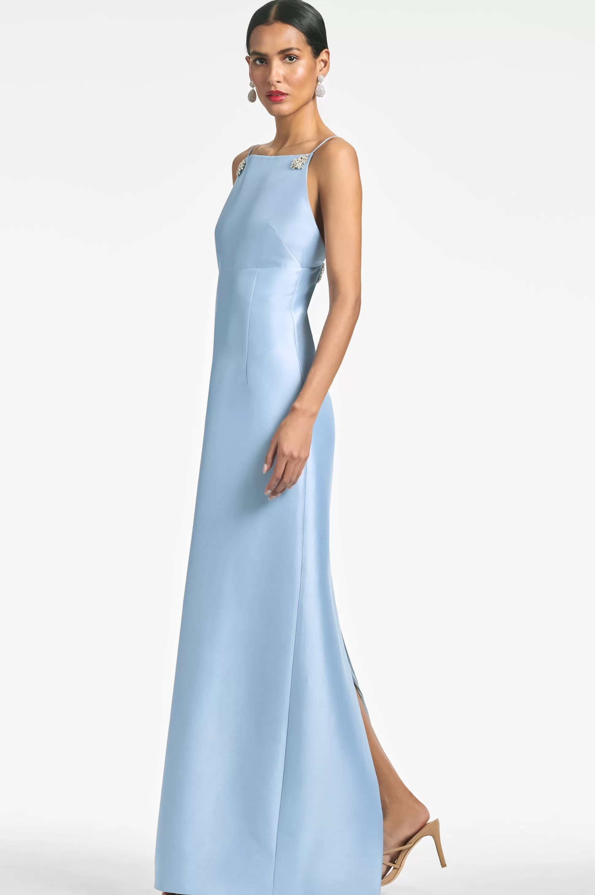 Sachin & Babi Sleeveless<Pryce Gown - Glacial Blue Glacialblue