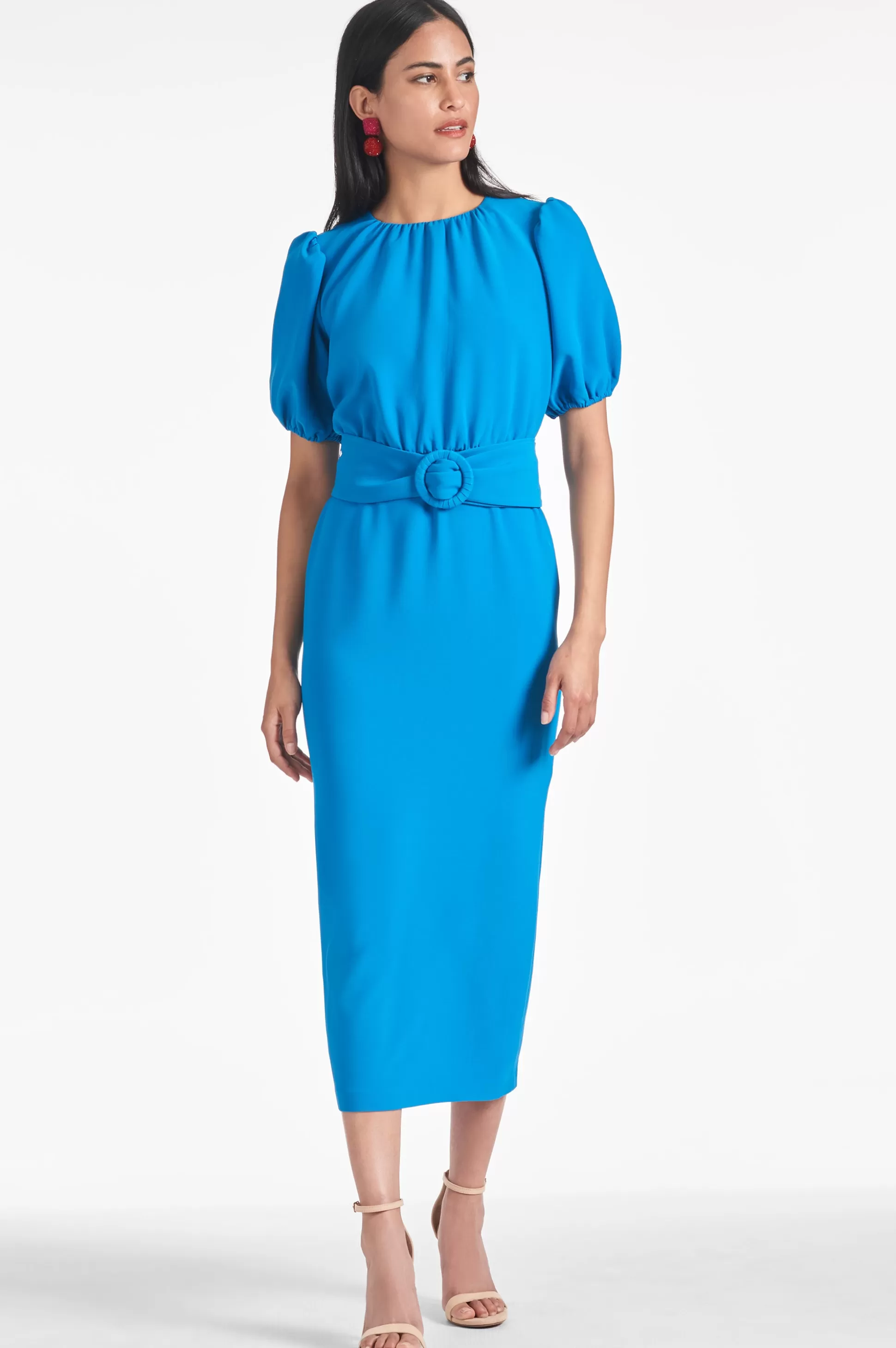 Sachin & Babi Plus Sizes | Midi<Rebecca Dress - Azure