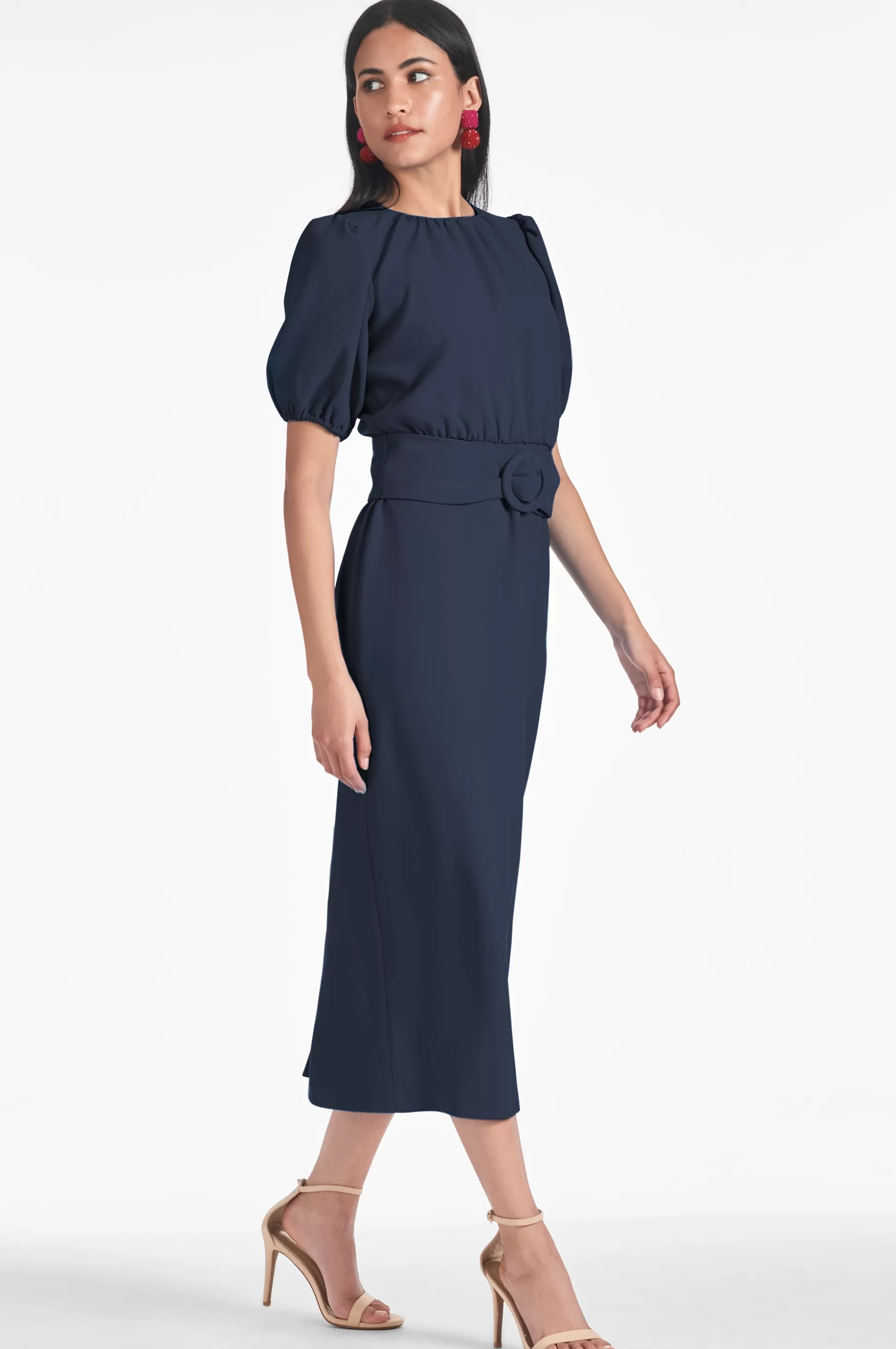 Sachin & Babi Plus Sizes | Midi<Rebecca Dress - Dark Midnight Darkmidnight