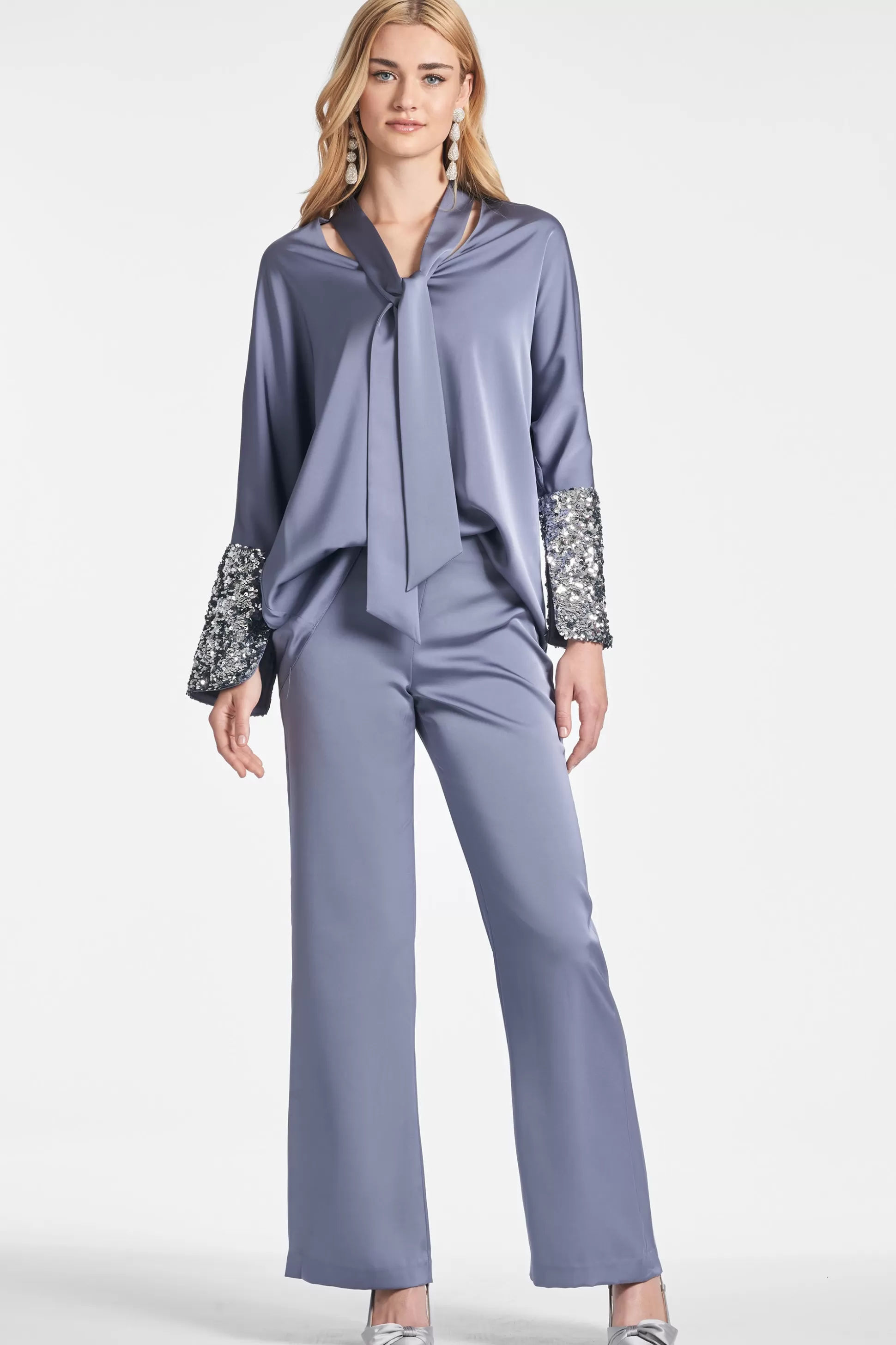 Sachin & Babi Matching Sets | Tops & Blouses<Reid Top - Cool Grey Coolgrey