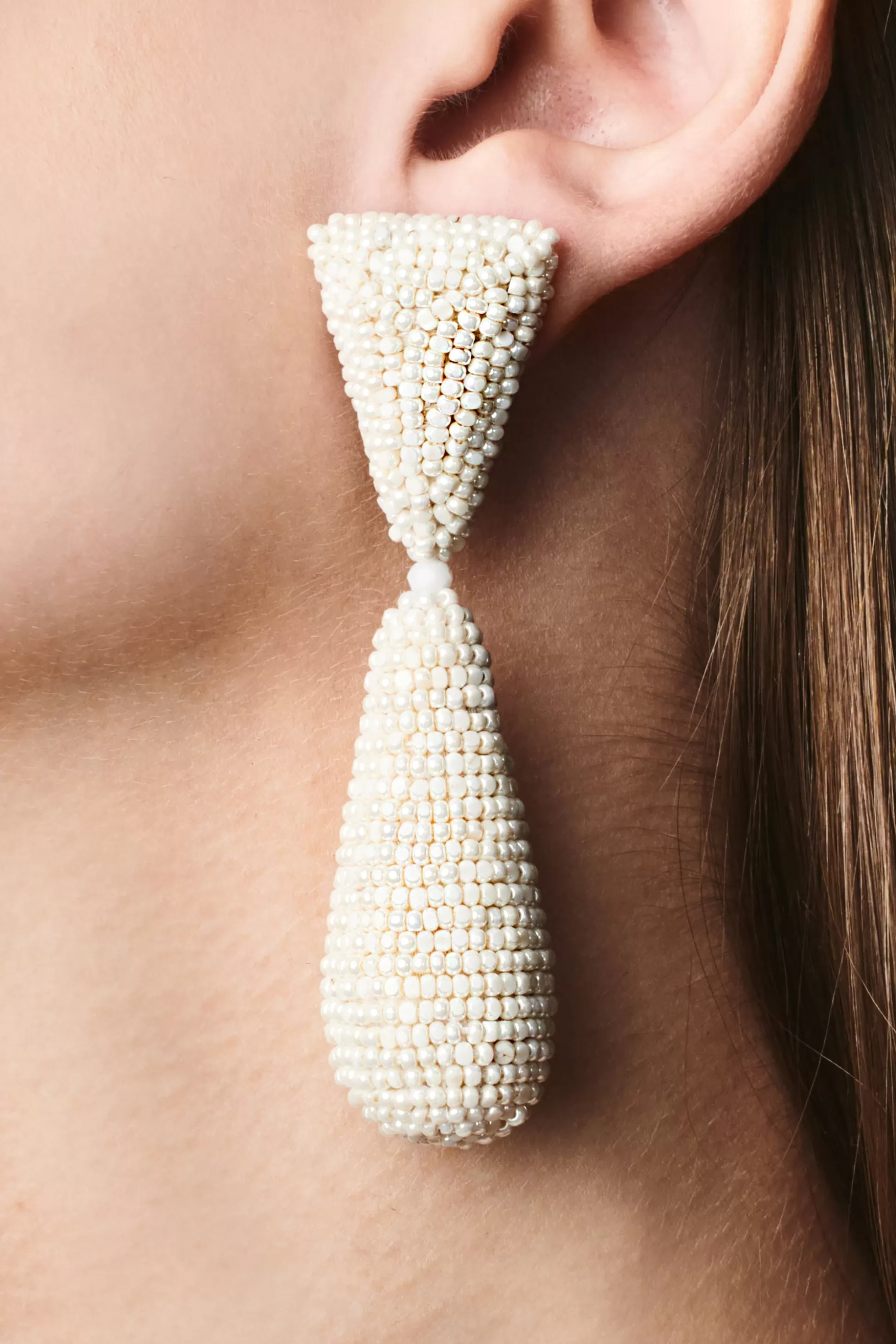 Sachin & Babi Earrings<Rhea Earrings - Smooth Beads Ivory