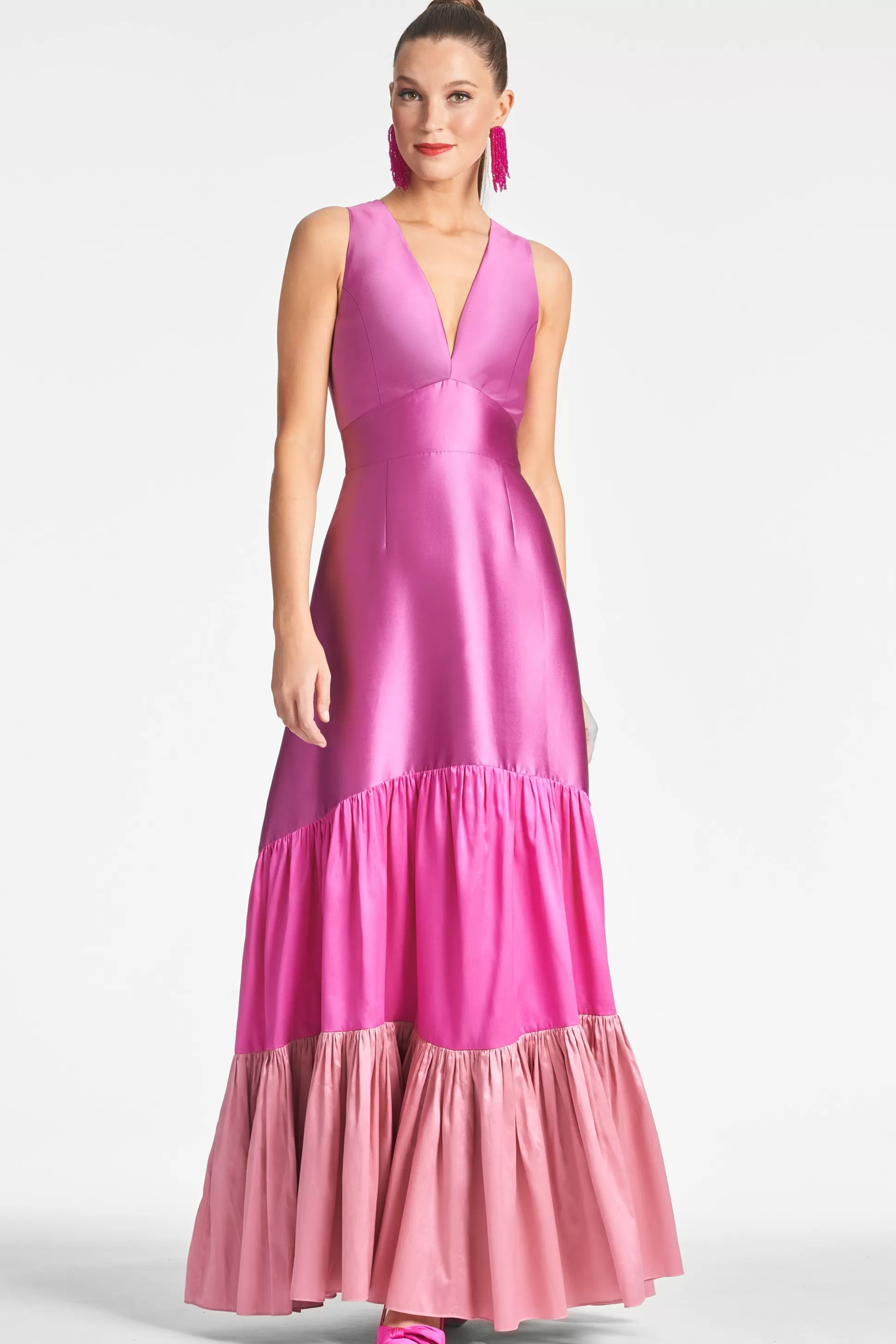 Sachin & Babi Sleeveless<Rori Gown - Fuchsia/multi